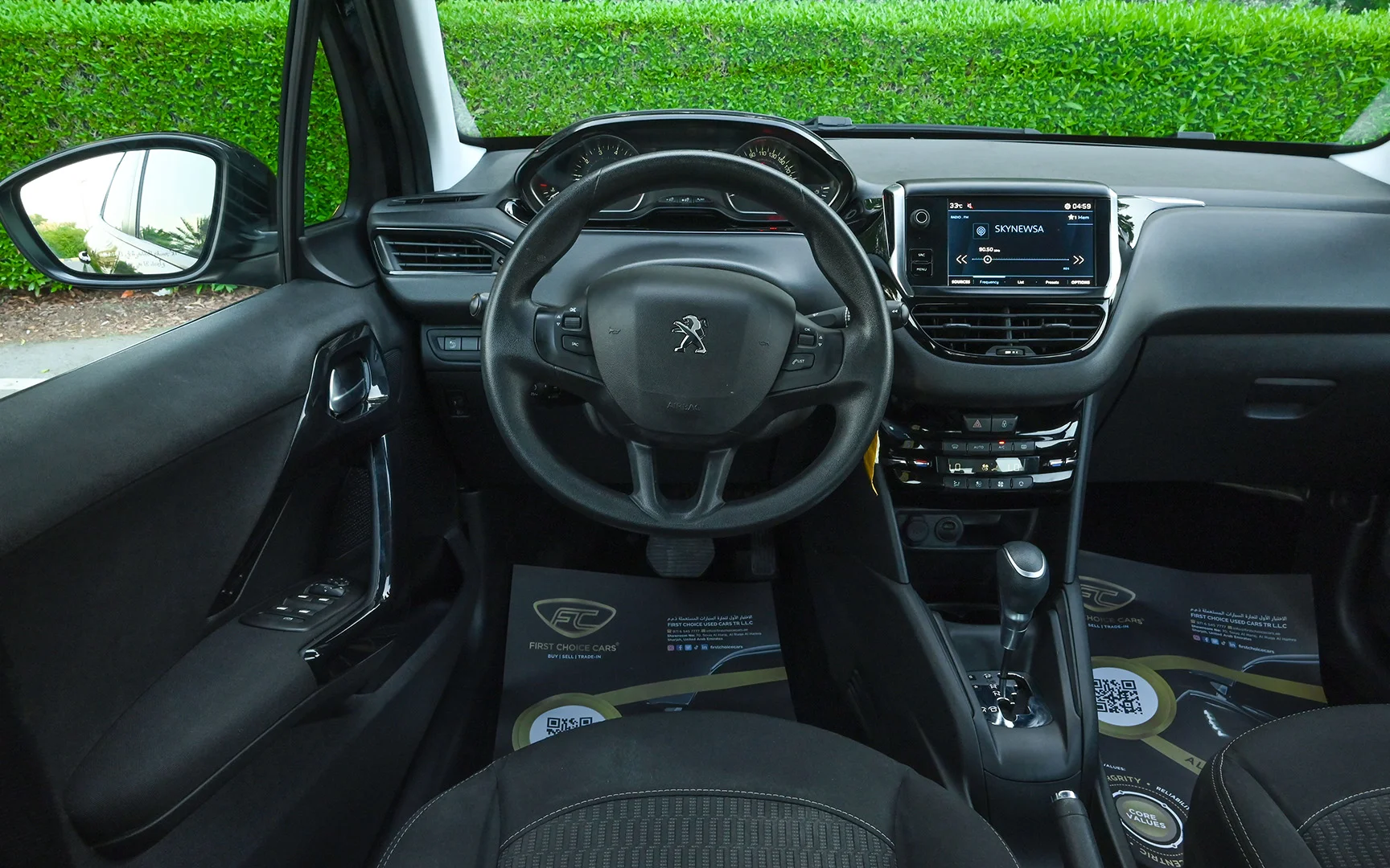 Used 2019 Peugeot 208 Active Black – Steering Wheel & Instrument Cluster at First Choice Cars Sharjah