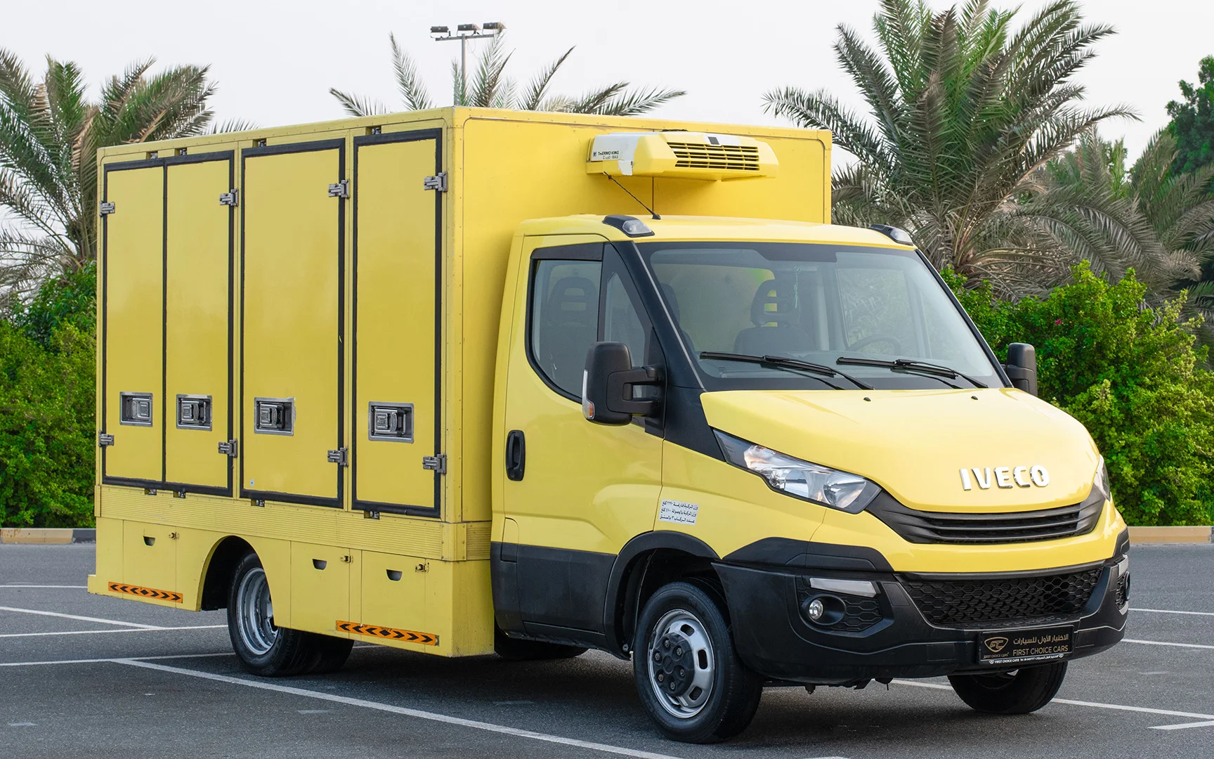 Used 2019 Iveco Daily 50c15 Yellow – Right Front Diagonal (45°) View at First Choice Cars Sharjah