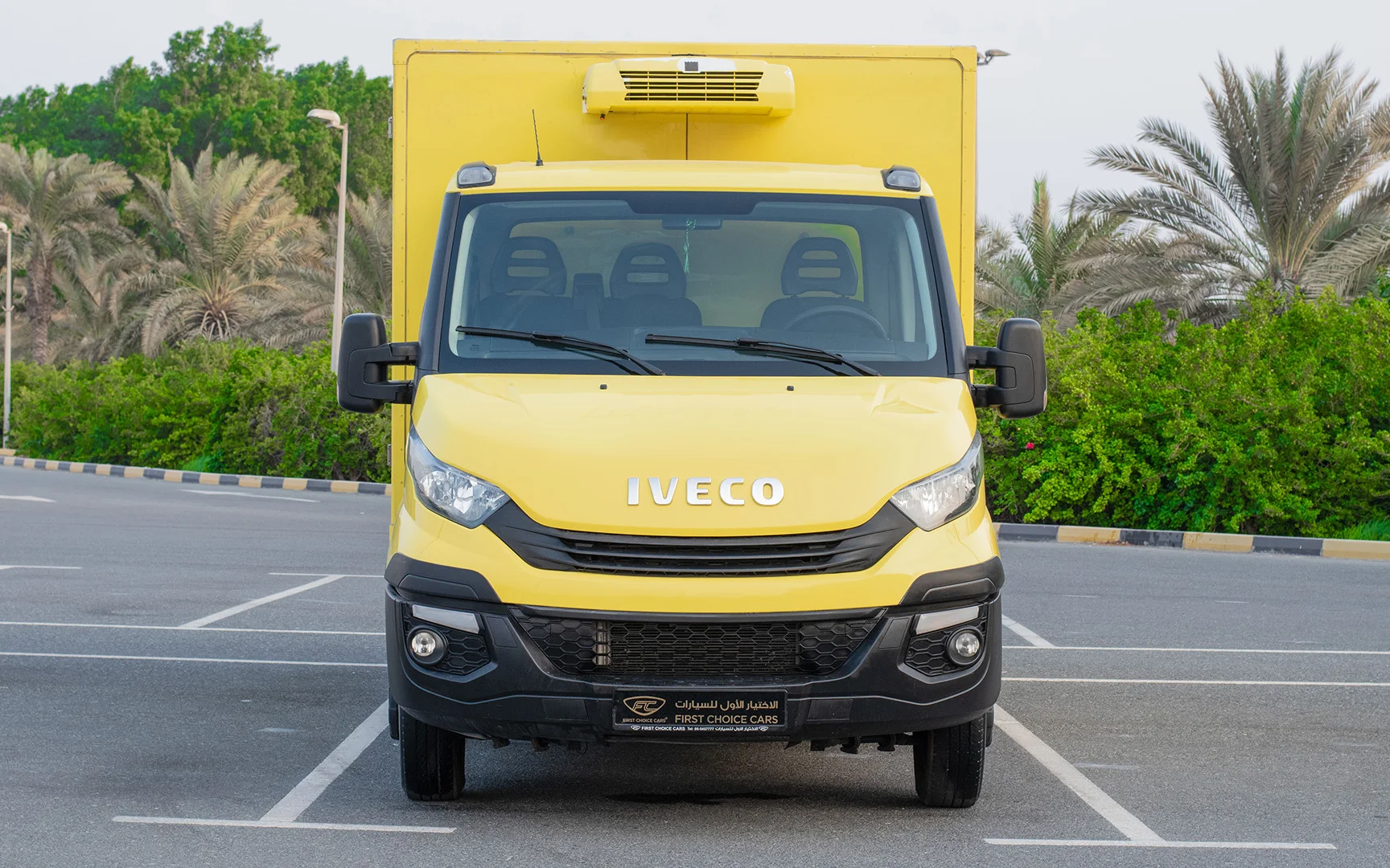 Used 2019 Iveco Daily 50c15 Yellow – Front View at First Choice Cars Sharjah