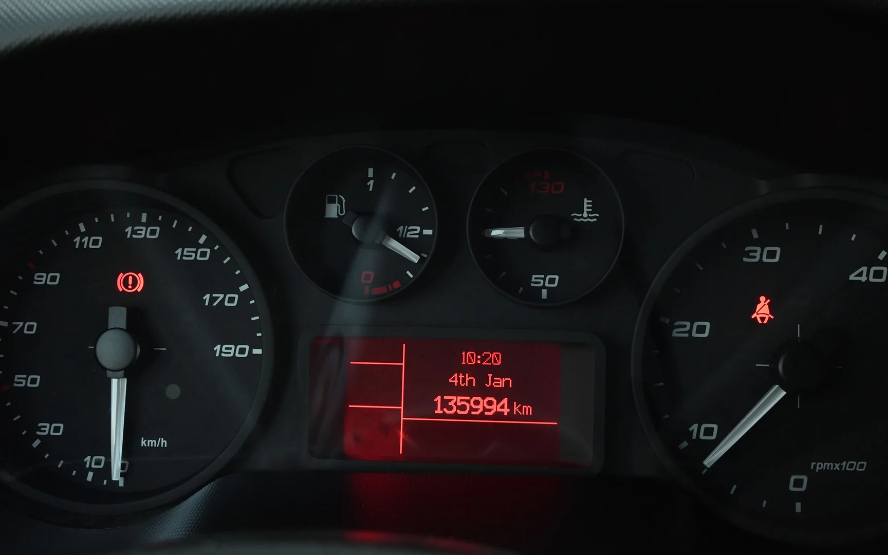 Used 2019 Iveco Daily 50c15 in Yellow – Odometer / Mileage Reading View