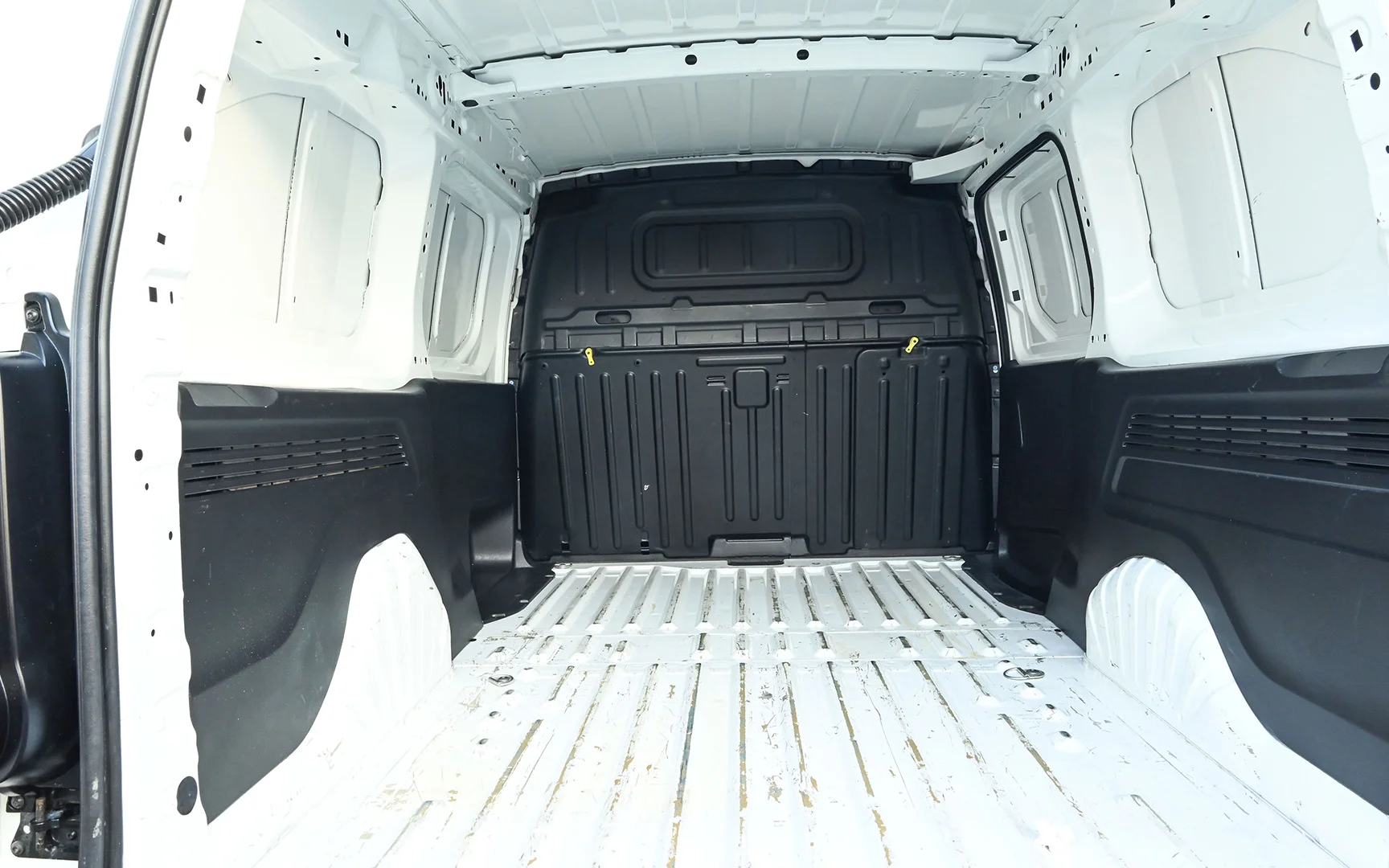 Used 2020 Peugeot Partner Long Van White – Delivery Box Rear Opening View at First Choice Cars Sharjah