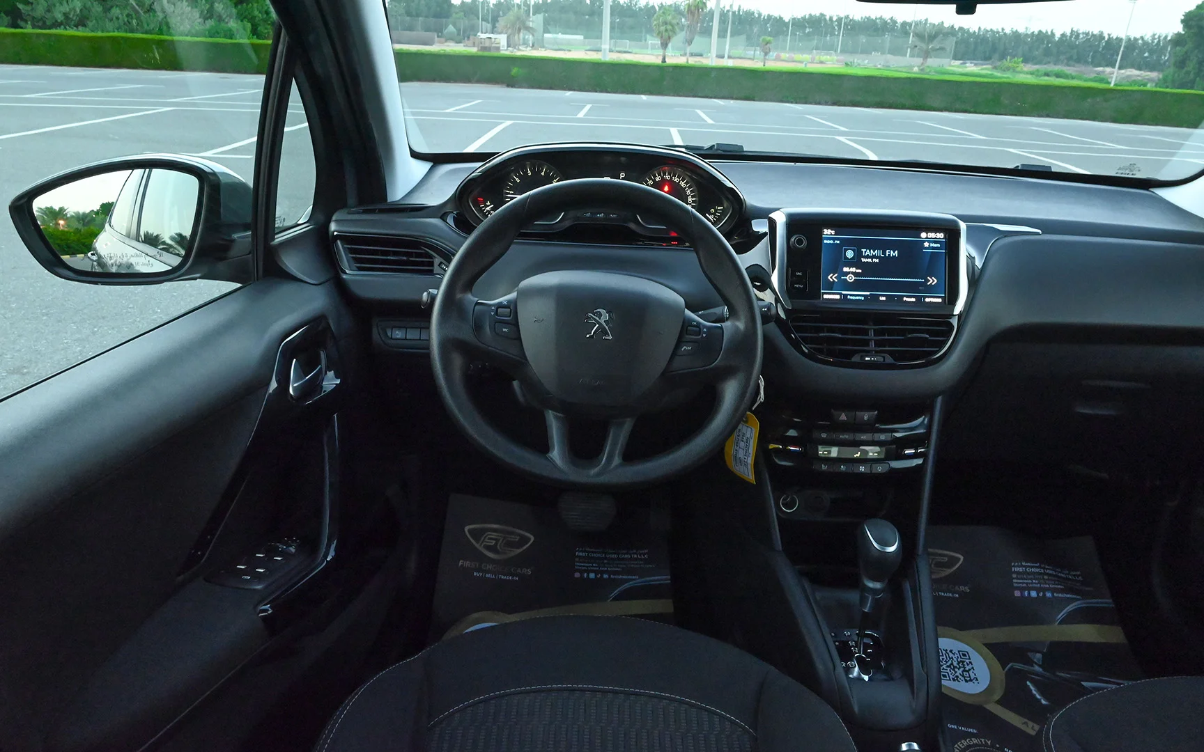 Used 2019 Peugeot 208 Active Silver – Steering Wheel & Instrument Cluster at First Choice Cars Sharjah