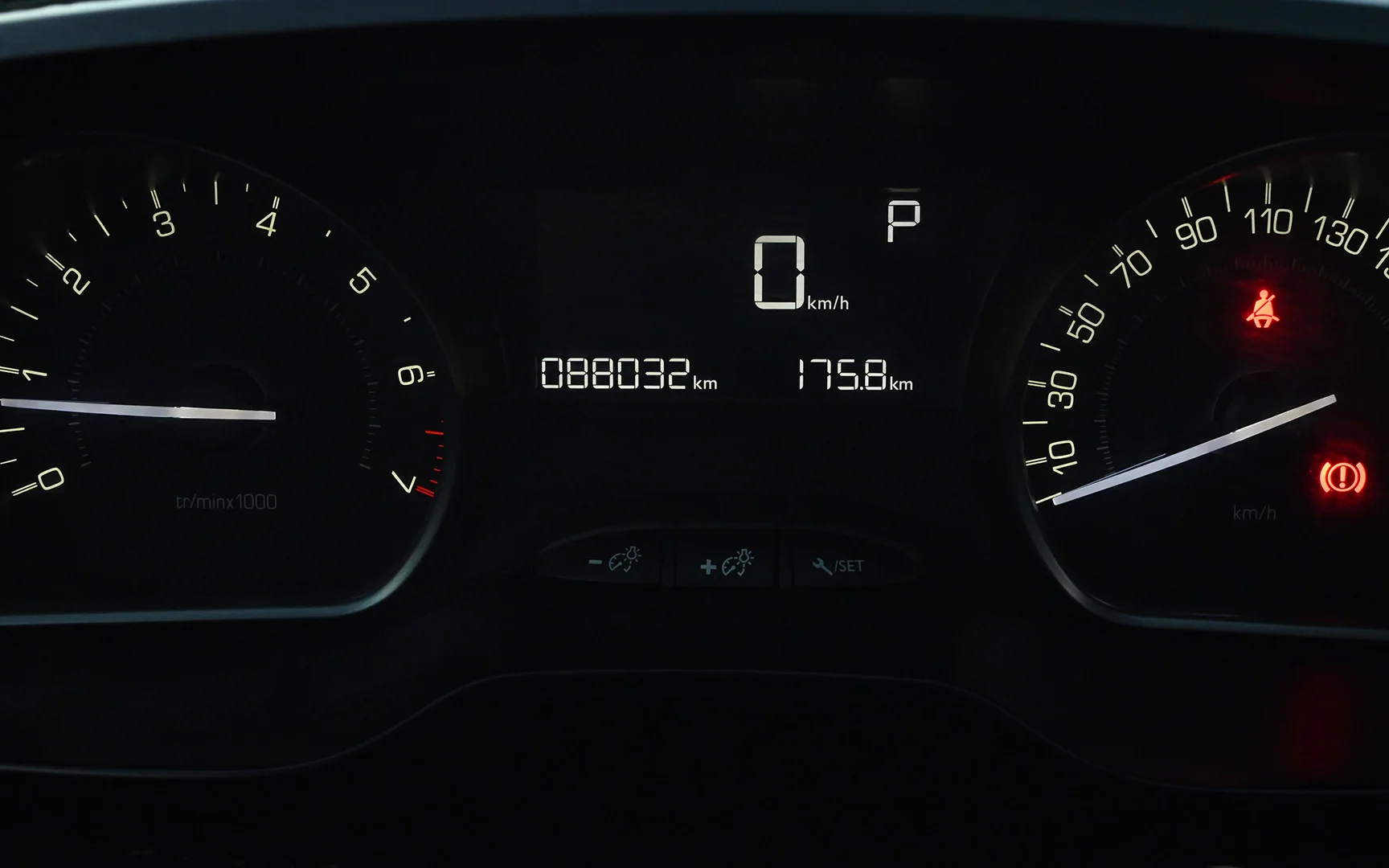 Used 2019 Peugeot 208 Active Silver – Odometer / Mileage Reading View at First Choice Cars Sharjah