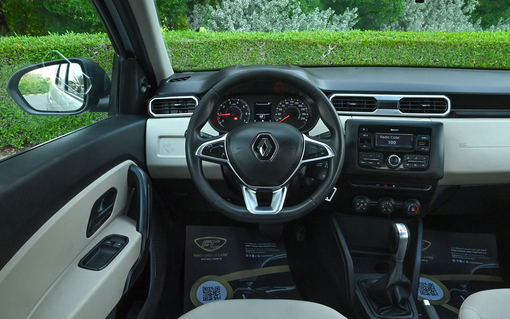 Used 2020 Renault Duster Se Silver – Steering Wheel & Instrument Cluster at First Choice Cars Sharjah