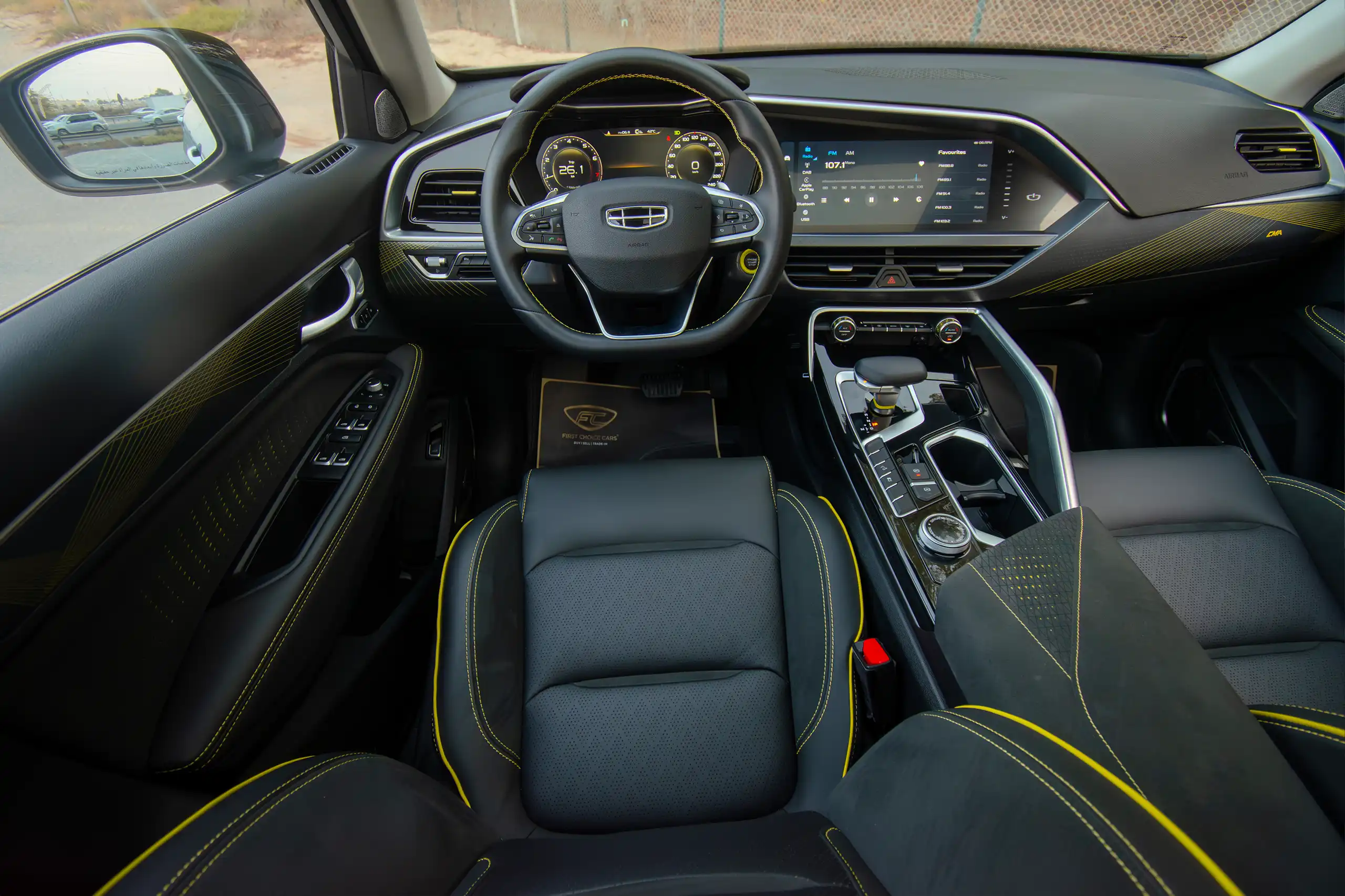 Used 2024 Geely Tugella GF+ Grey – Steering Wheel & Instrument Cluster at First Choice Cars Sharjah