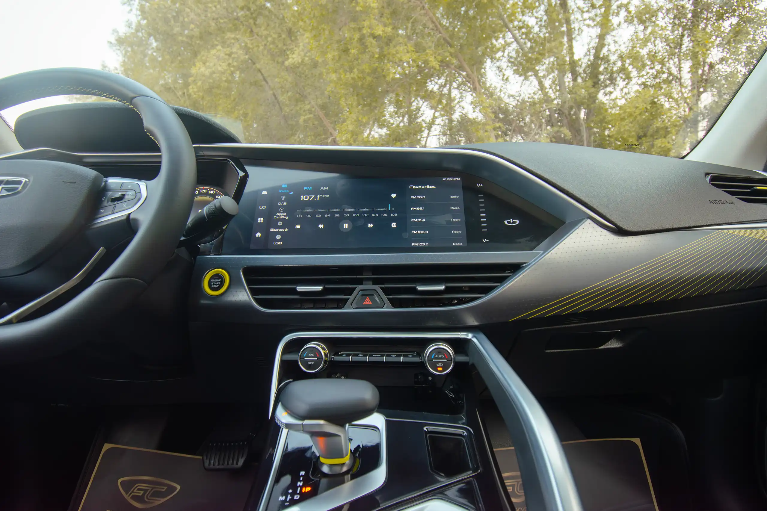 Used 2024 Geely Tugella GF+ Grey – Infotainment / Touchscreen System at First Choice Cars Sharjah