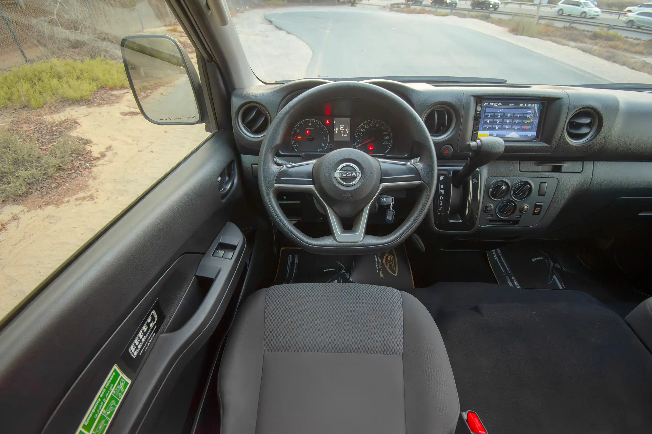 Used 2023 Nissan Urvan High Roof in White – Steering Wheel & Instrument Cluster for Sale at First Choice Cars Dubai Sharjah
