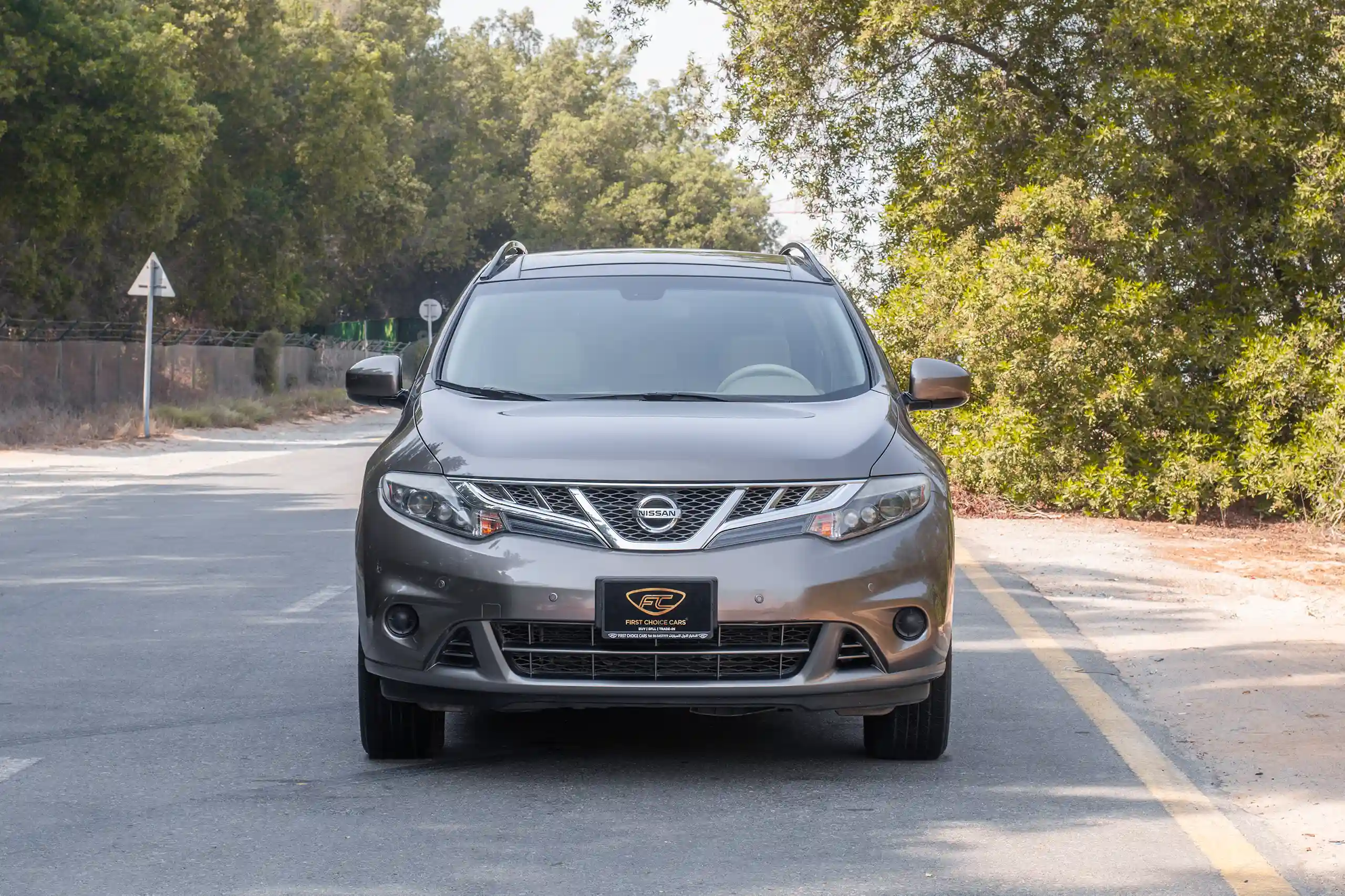 Used 2015 Nissan Murano SL Grey – Front View at First Choice Cars Sharjah