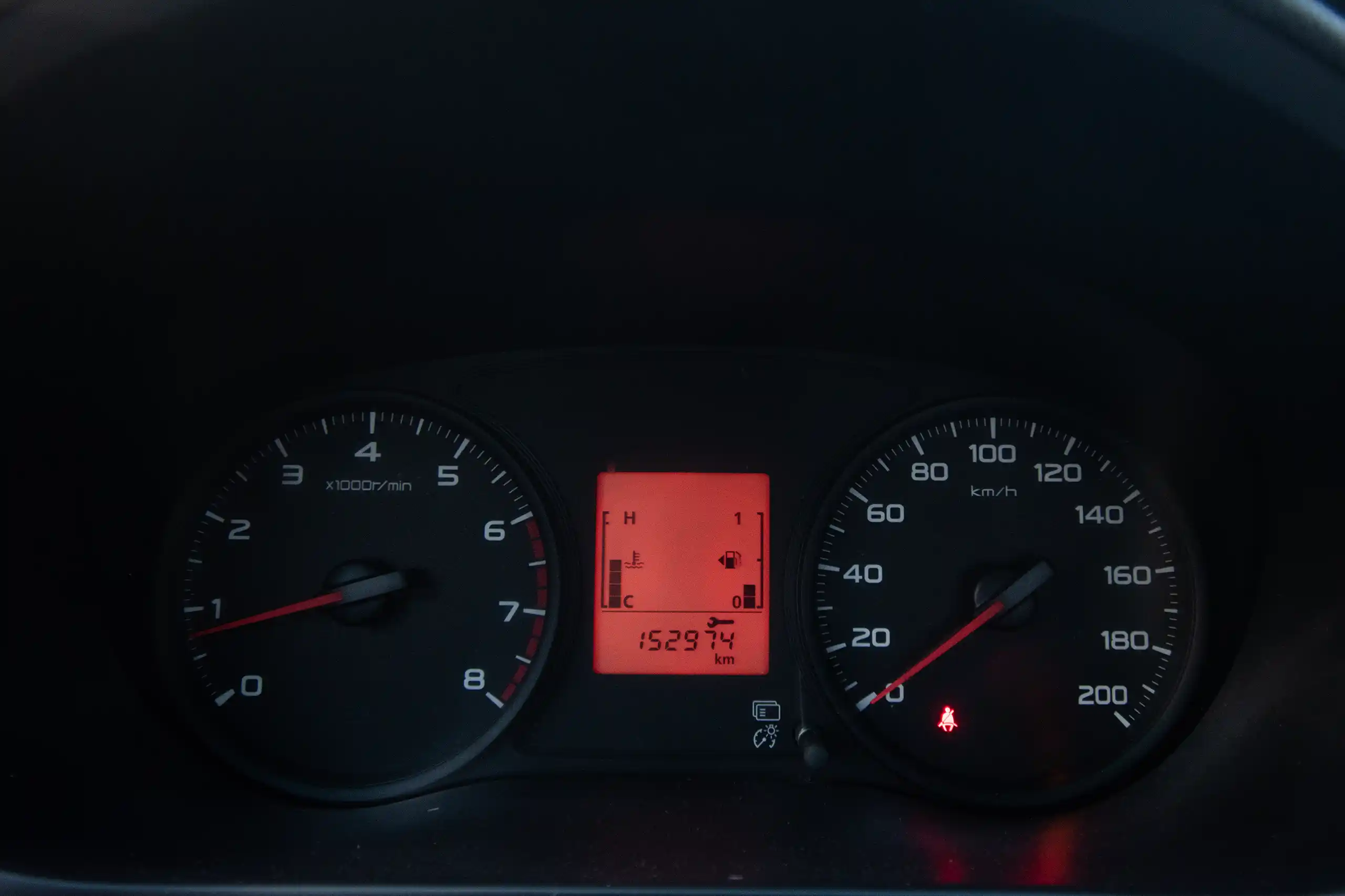Used 2021 Mitsubishi L200 GL Single Cabin in White – Odometer / Mileage Reading View for Sale at First Choice Cars Dubai Sharjah