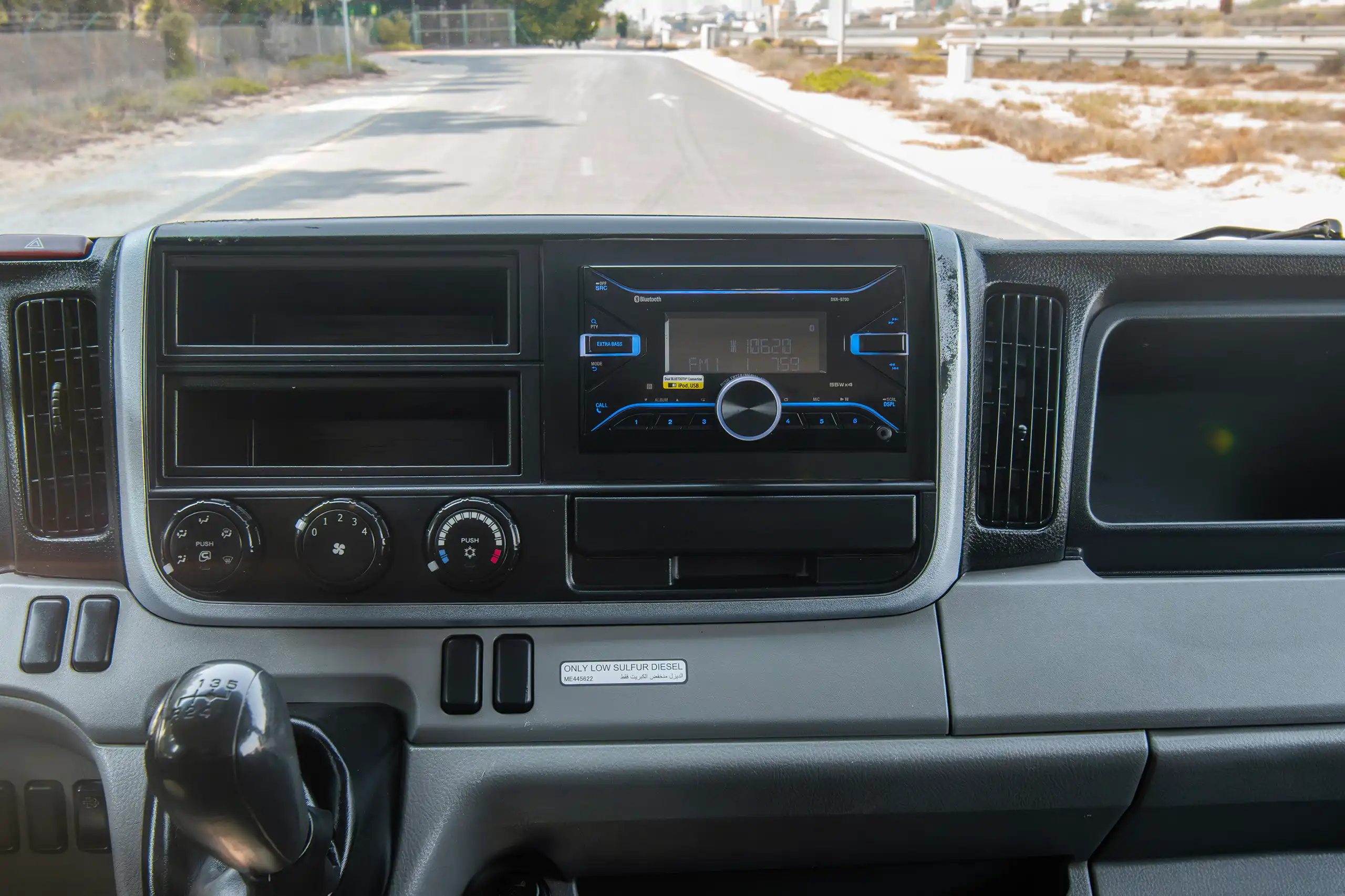 Used 2023 Mitsubishi Canter Double Cabin Cargo Body White – Infotainment / Touchscreen System at First Choice Cars Sharjah