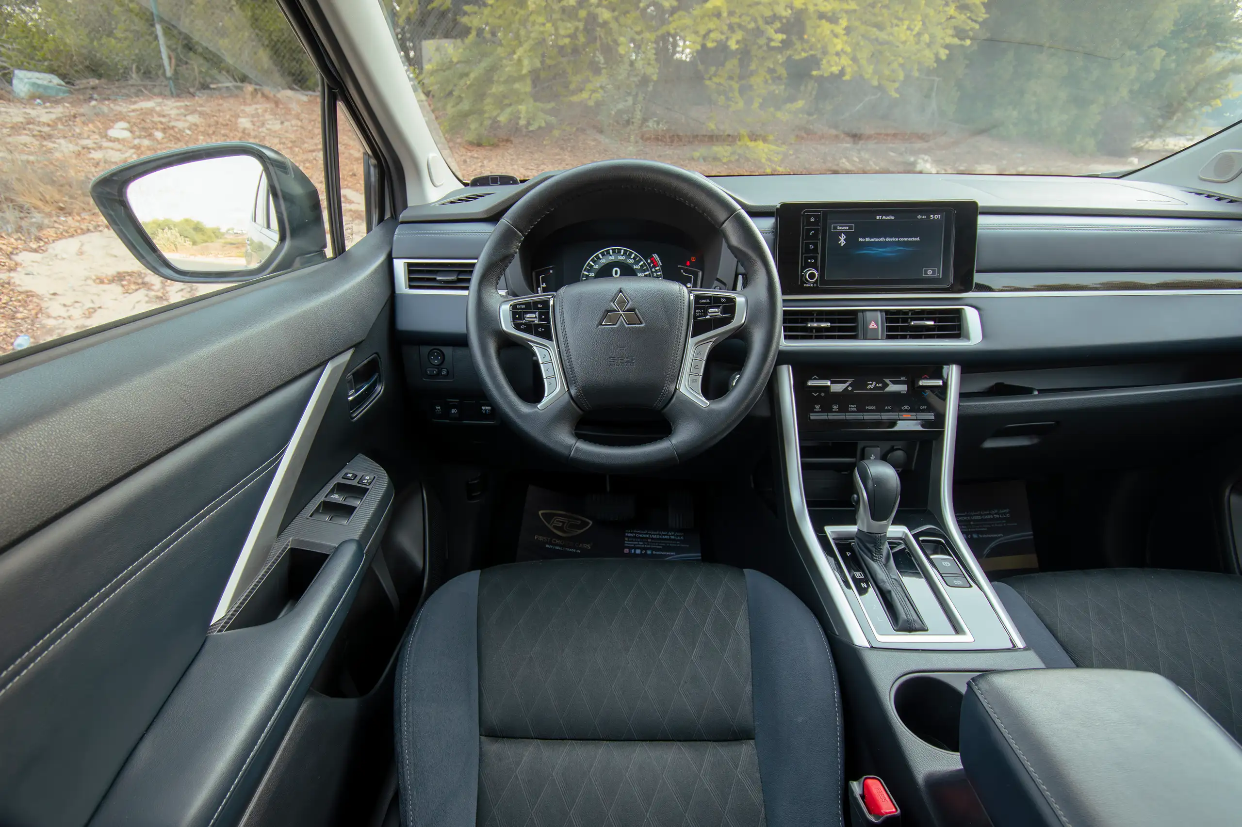 Used 2024 Mitsubishi Xpander Cross Premium Silver – Steering Wheel & Instrument Cluster at First Choice Cars Sharjah