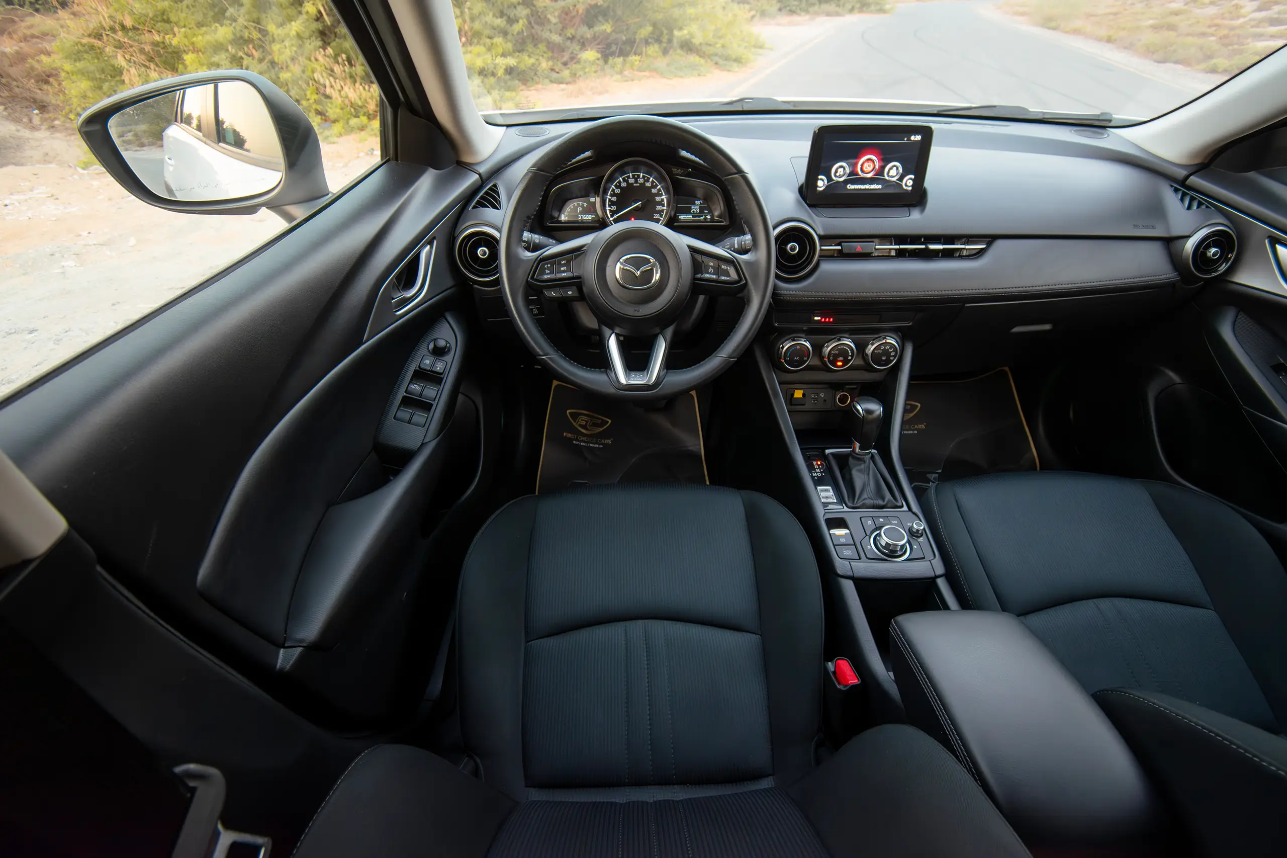 Used 2023 Mazda CX-3 Gs White – Steering Wheel & Instrument Cluster at First Choice Cars Sharjah