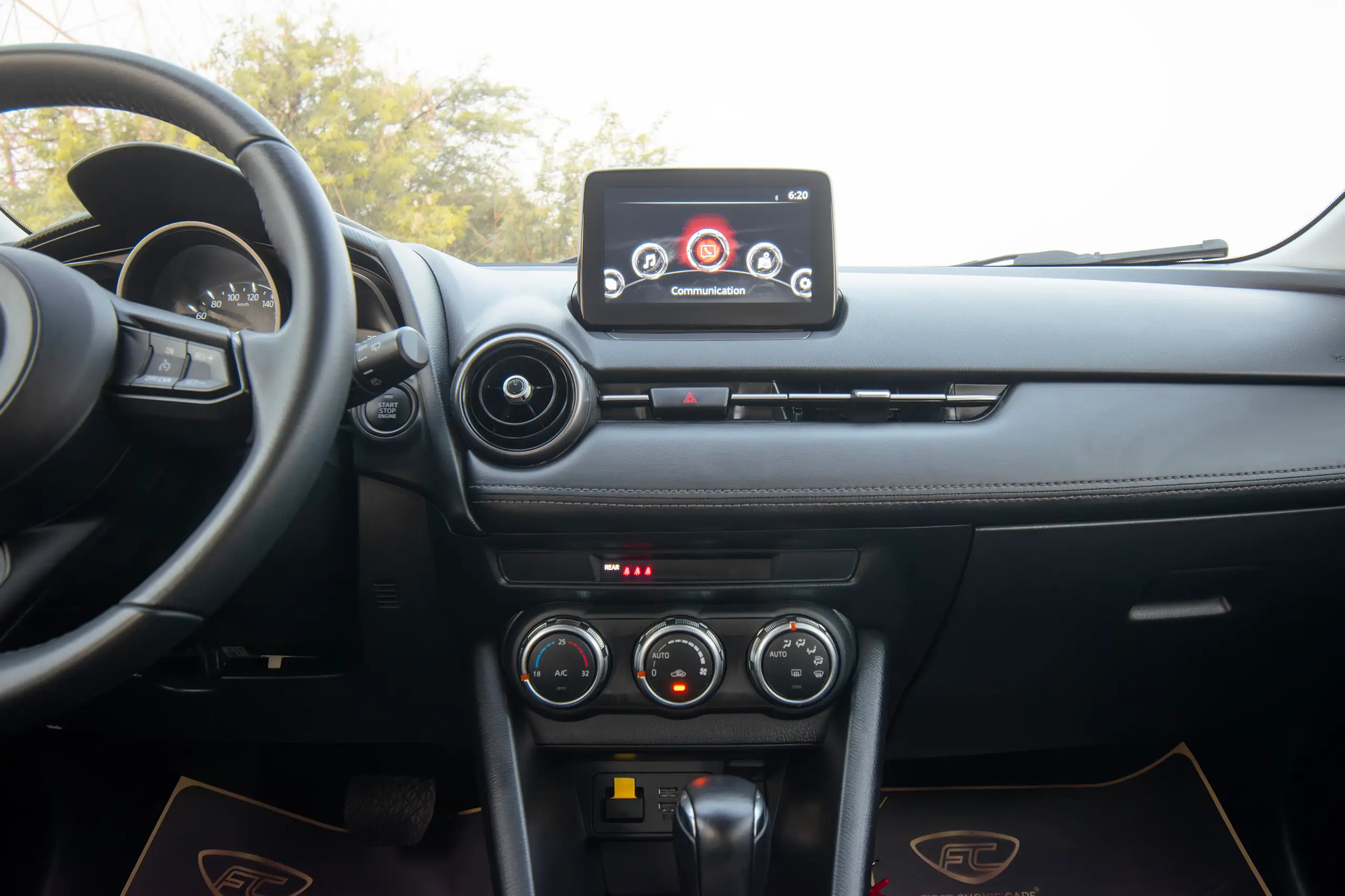 Used 2023 Mazda CX-3 Gs White – Infotainment / Touchscreen System at First Choice Cars Sharjah