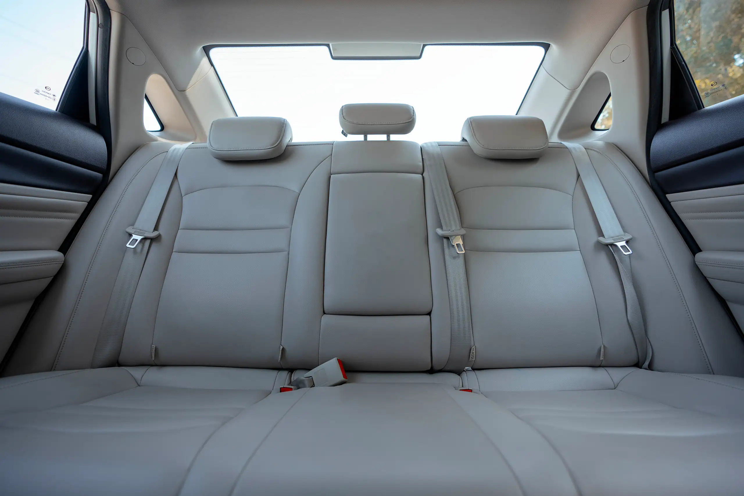 Used 2023 GAC GA4 GE White – Rear Seat View at First Choice Cars Sharjah