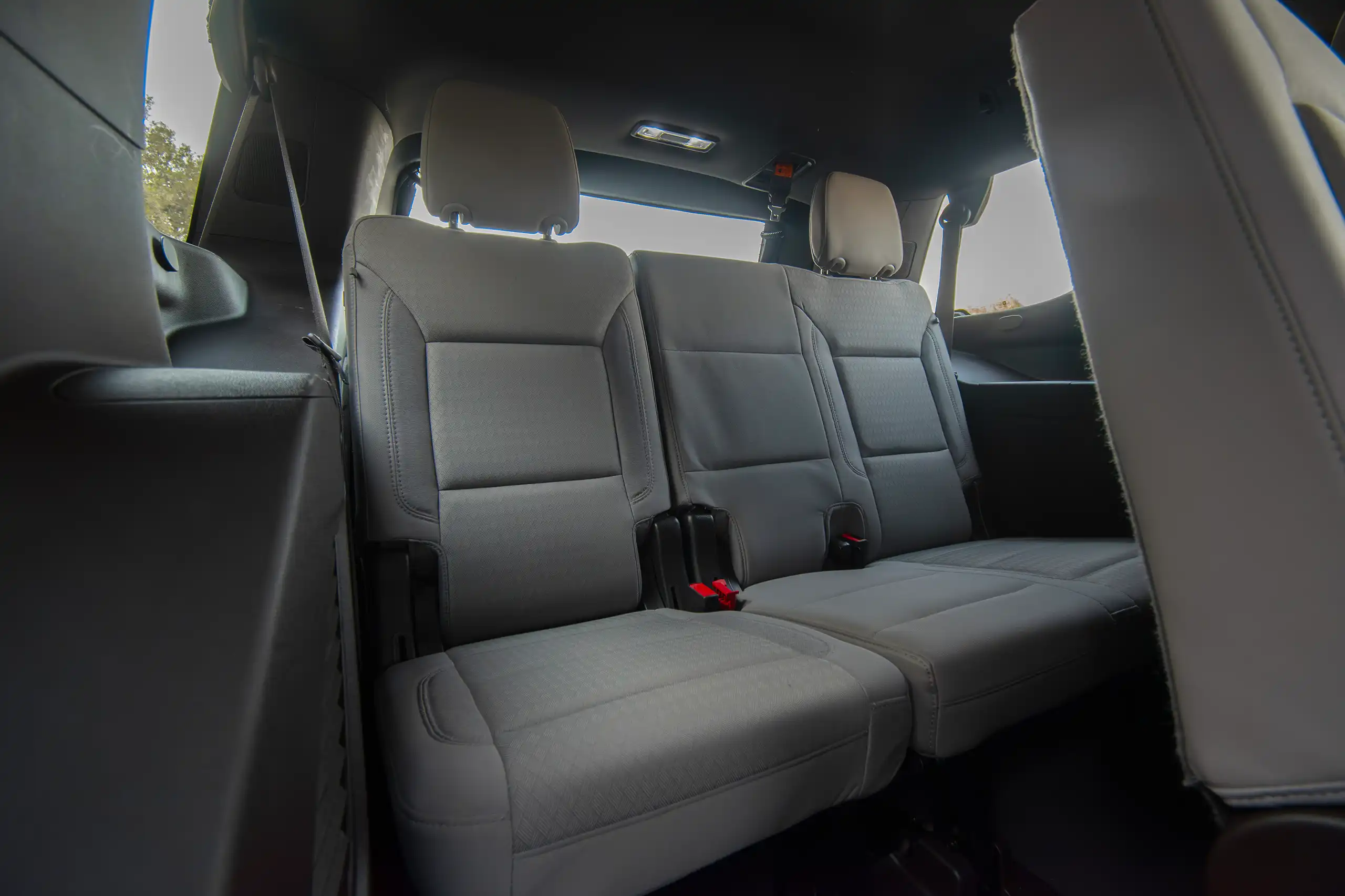 Used 2023 Chevrolet Tahoe LS Maroon – Third Row Right Seat View at First Choice Cars Sharjah