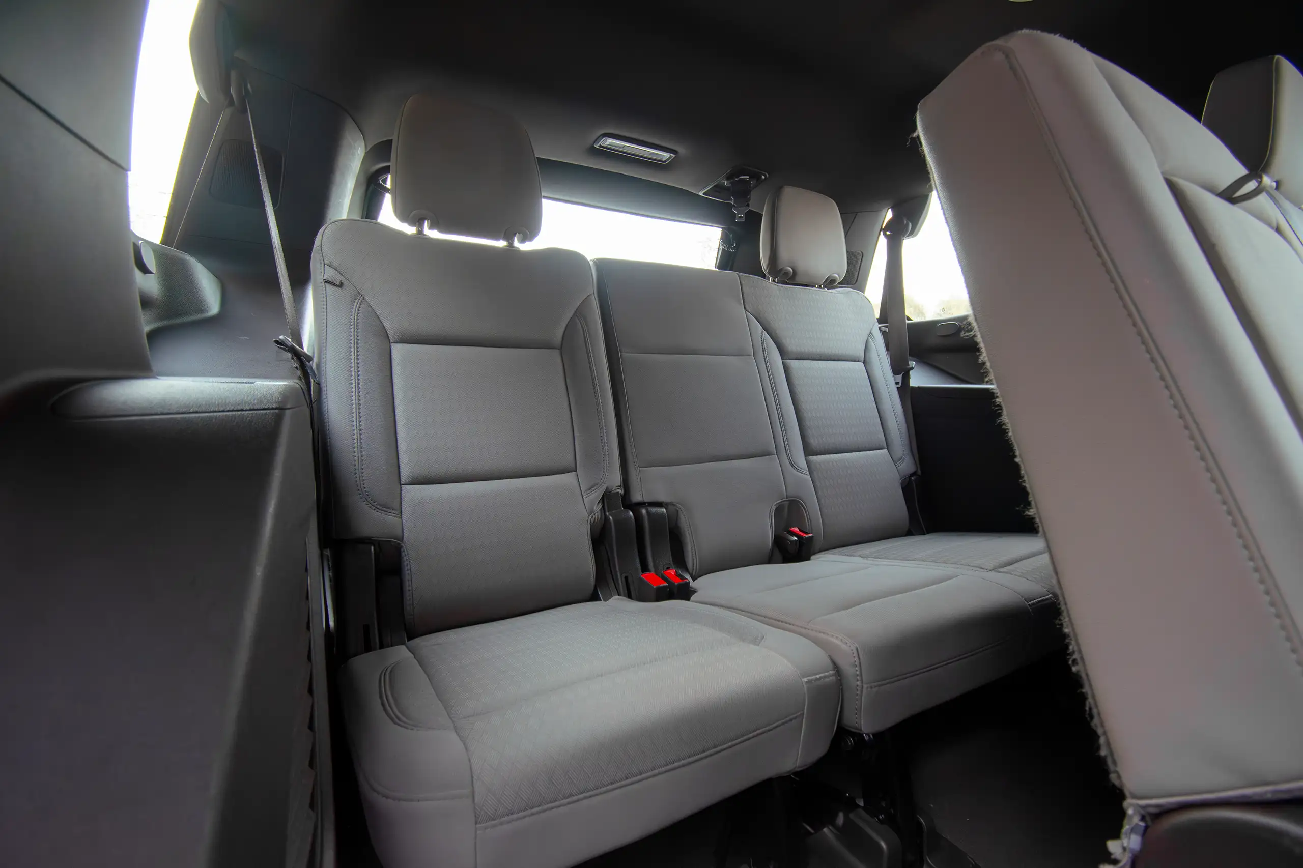 Used 2023 Chevrolet Tahoe LS Grey – Third Row Right Seat View at First Choice Cars Sharjah