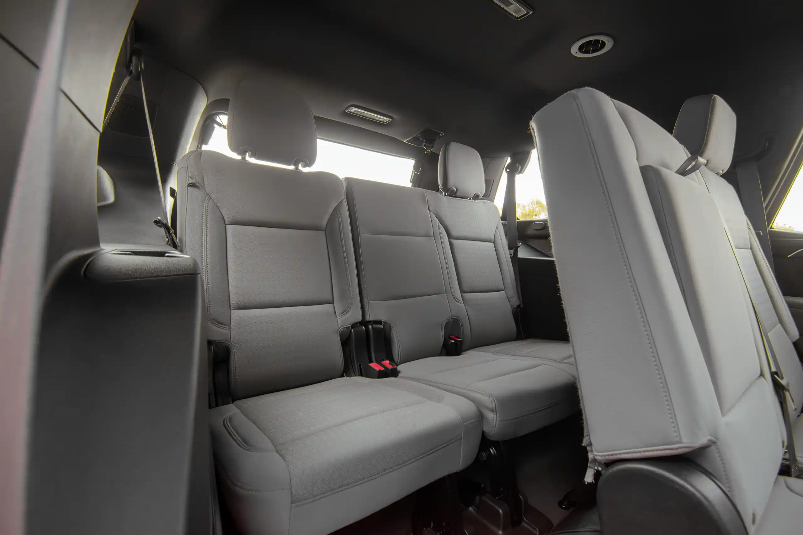 Used 2023 Chevrolet Tahoe LS Green – Third Row Right Seat View at First Choice Cars Sharjah