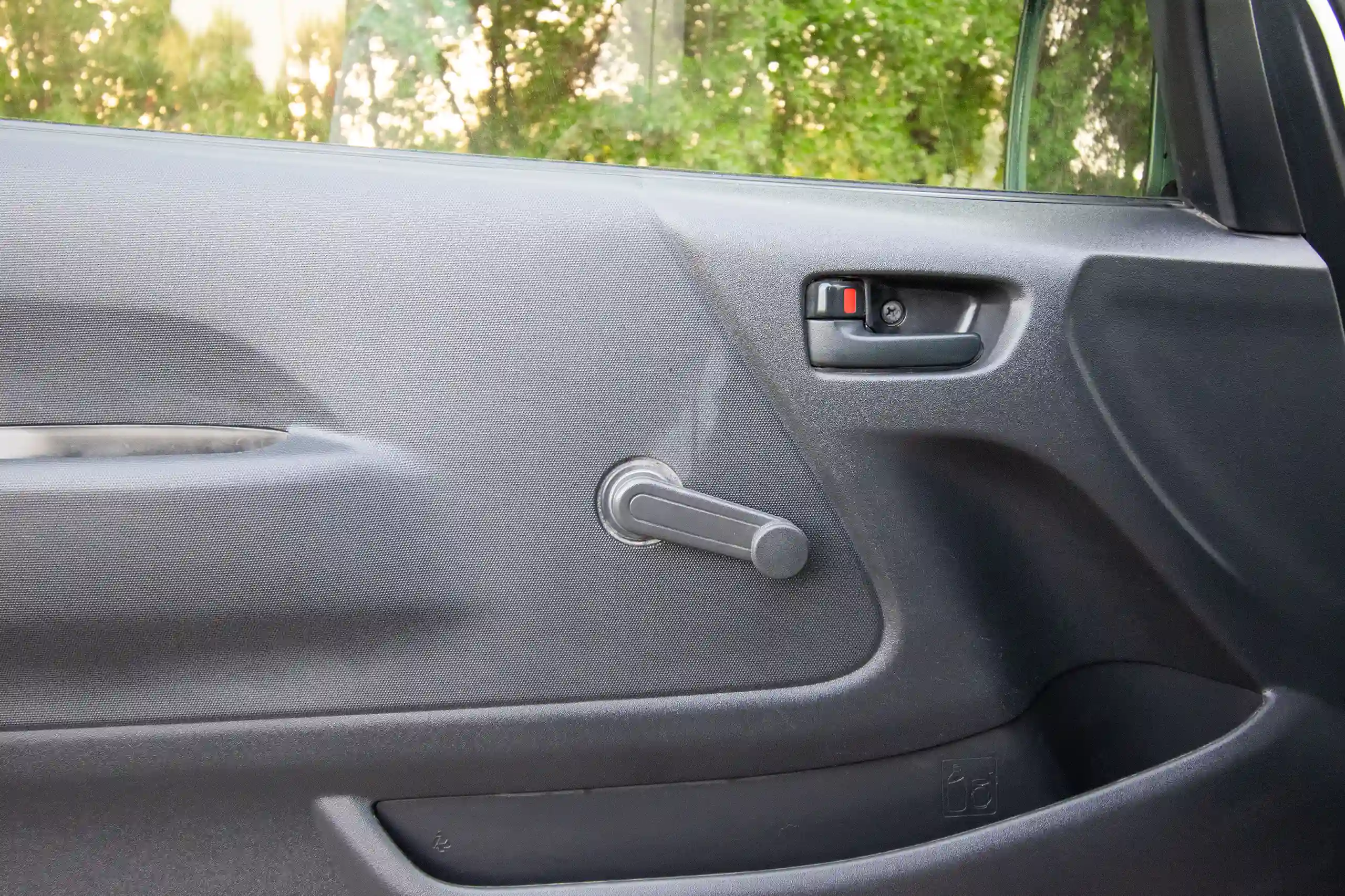 Used 2022 Toyota Hiace GL Standard Roof White – Driver Door Panel Full View at First Choice Cars Sharjah