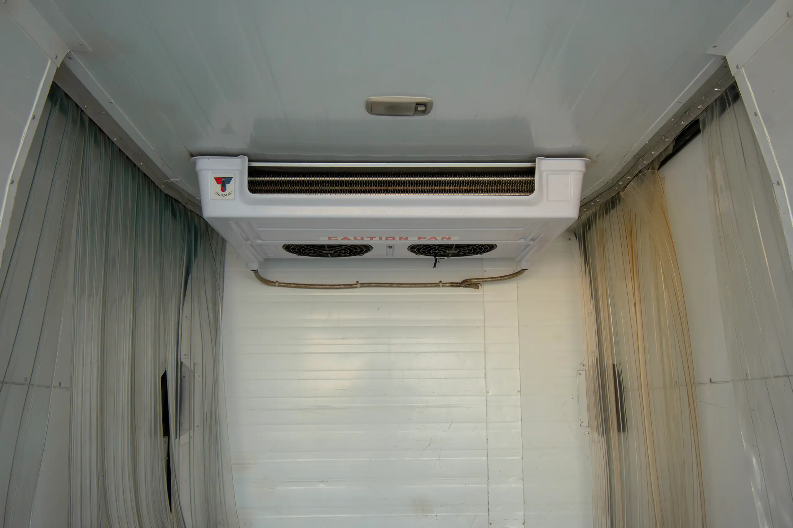 Used 2022 Toyota Hiace GL Standard Roof White – Chiller Cooling Unit View at First Choice Cars Sharjah