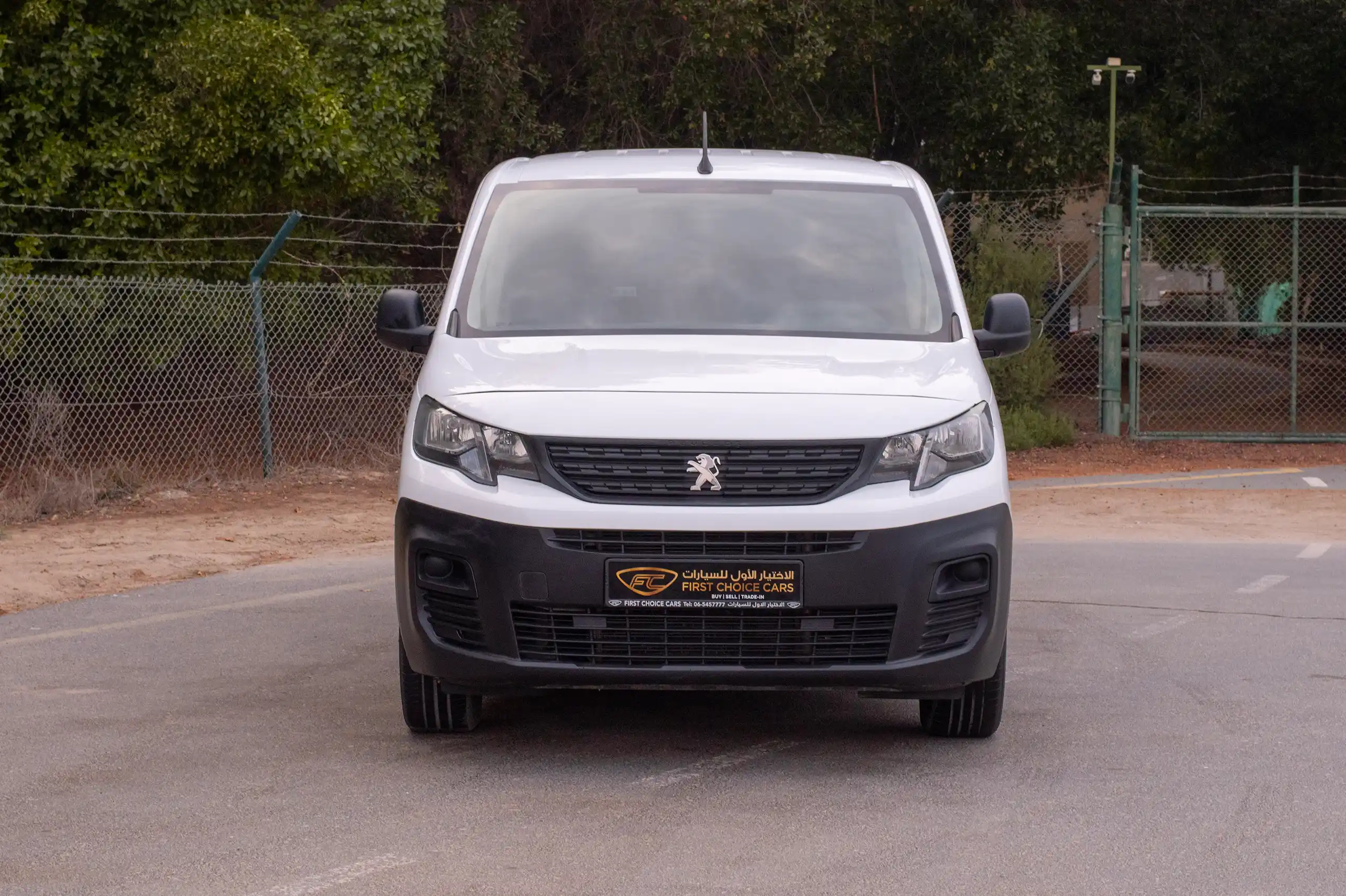 Used 2022 Peugeot Partner Standard White – Front View at First Choice Cars Sharjah