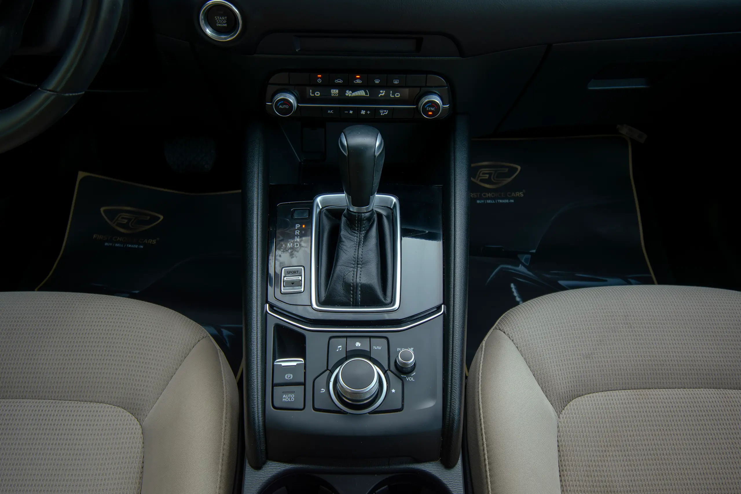 Used 2022 Mazda CX-5 GL White – Center Console & Gear Shifter at First Choice Cars Sharjah