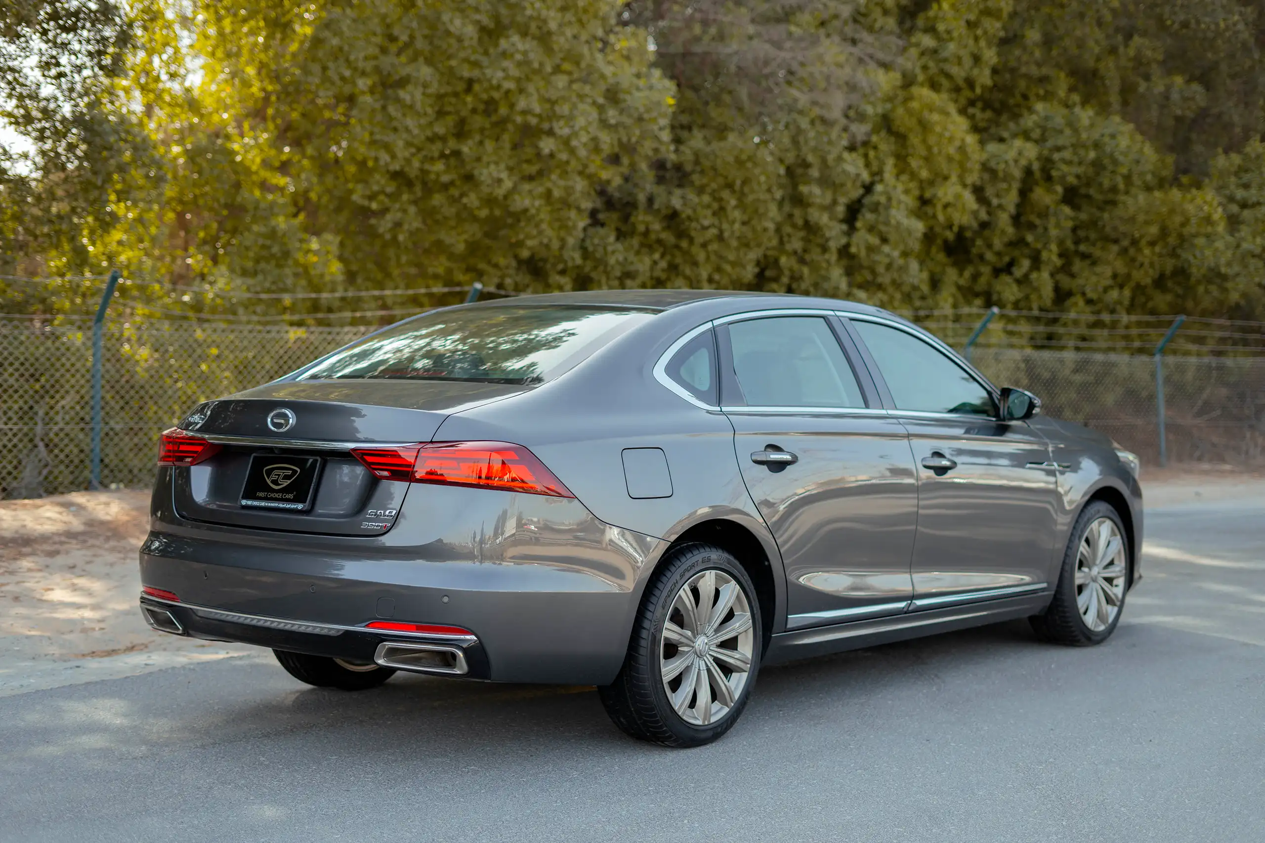 Used 2022 GAC GA8 GL Grey – Right Back Diagonal (45°) View at First Choice Cars Sharjah