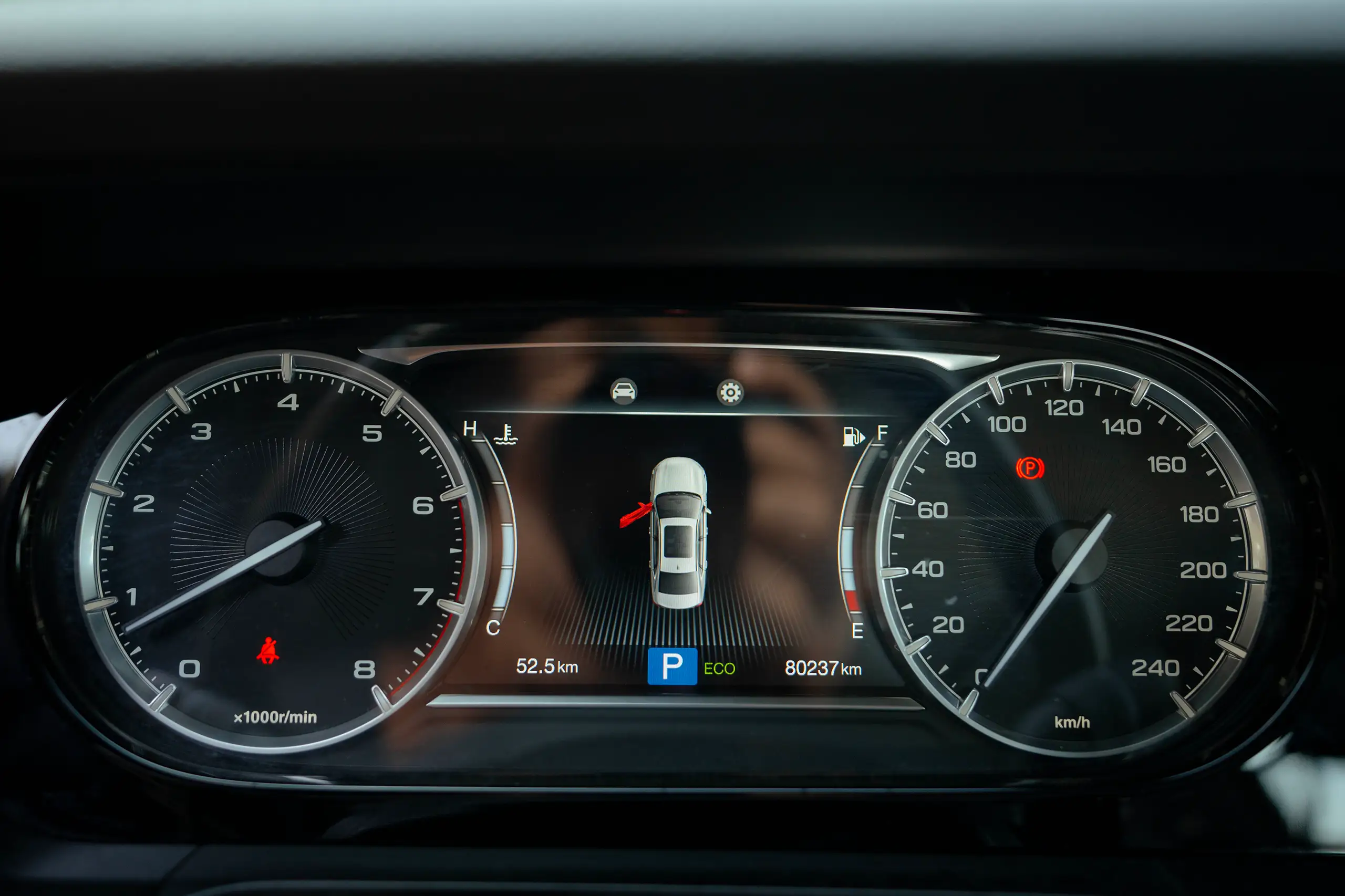 Used 2022 GAC GA8 GL Grey – Odometer / Mileage Reading View at First Choice Cars Sharjah