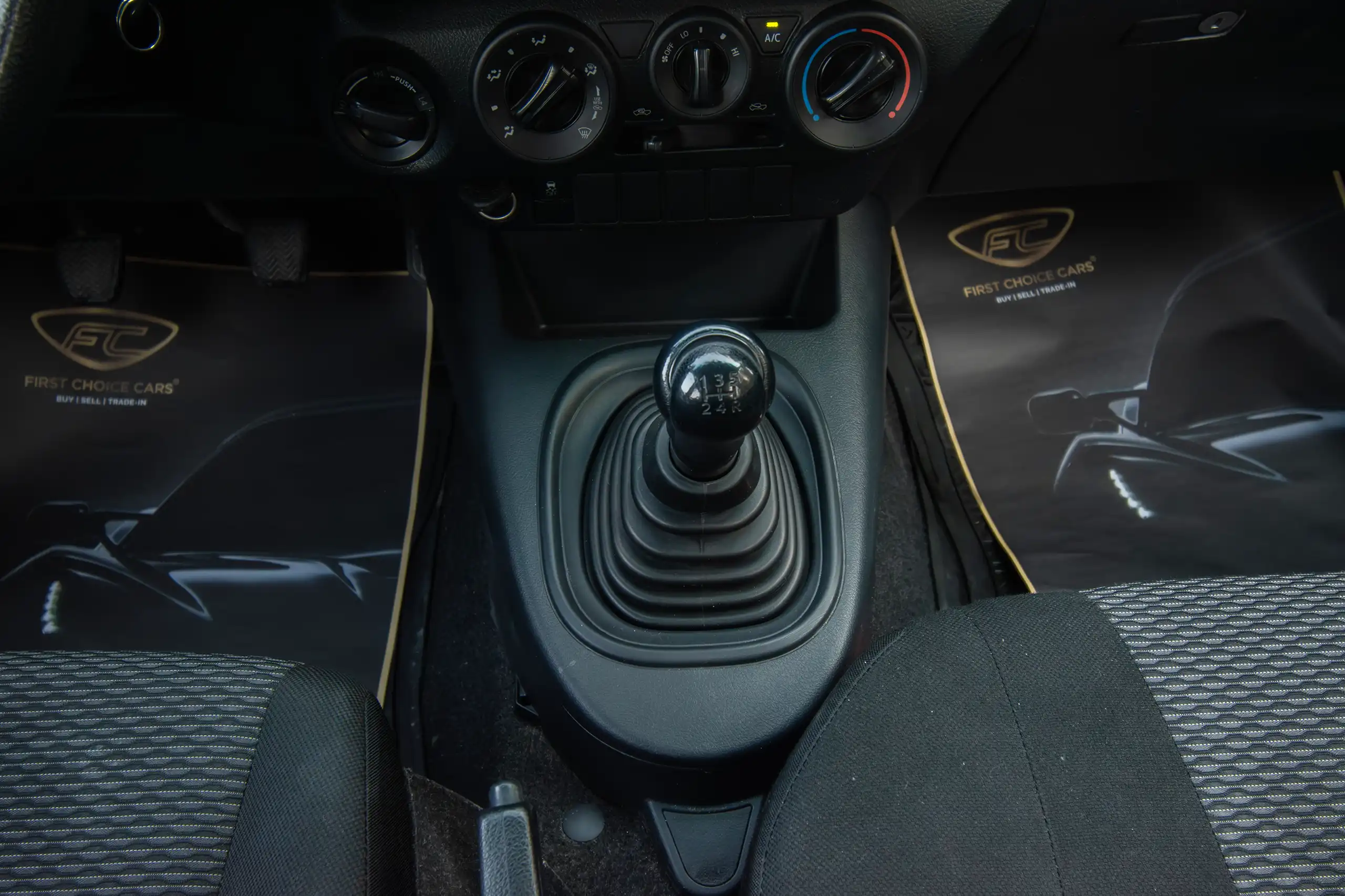 Used 2021 Toyota Hilux GL Double Cabin White – Center Console & Gear Shifter at First Choice Cars Sharjah