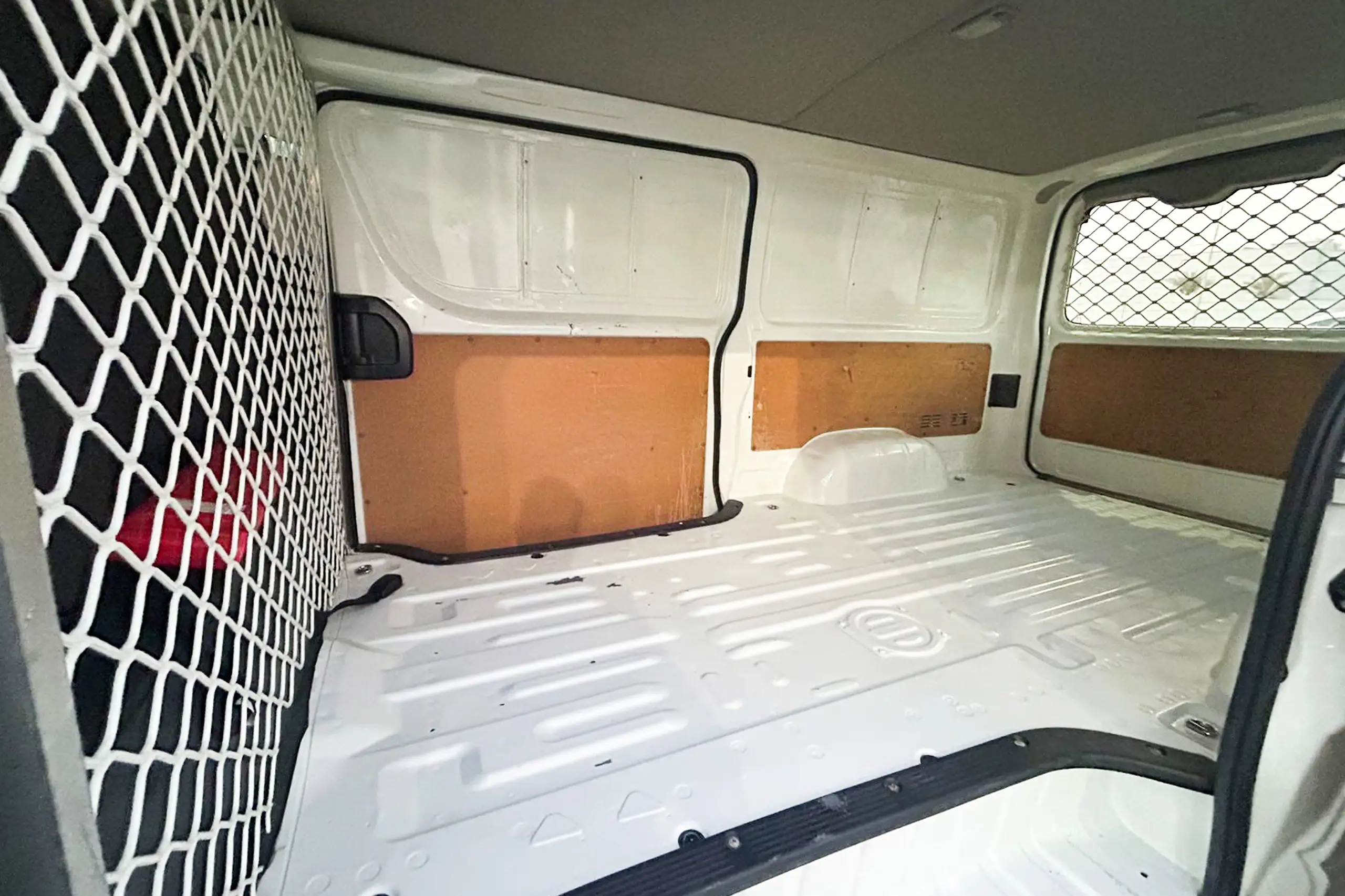 Used 2021 Toyota Hiace GL Standard Roof White – Delivery Box Right Side Interior View at First Choice Cars Sharjah
