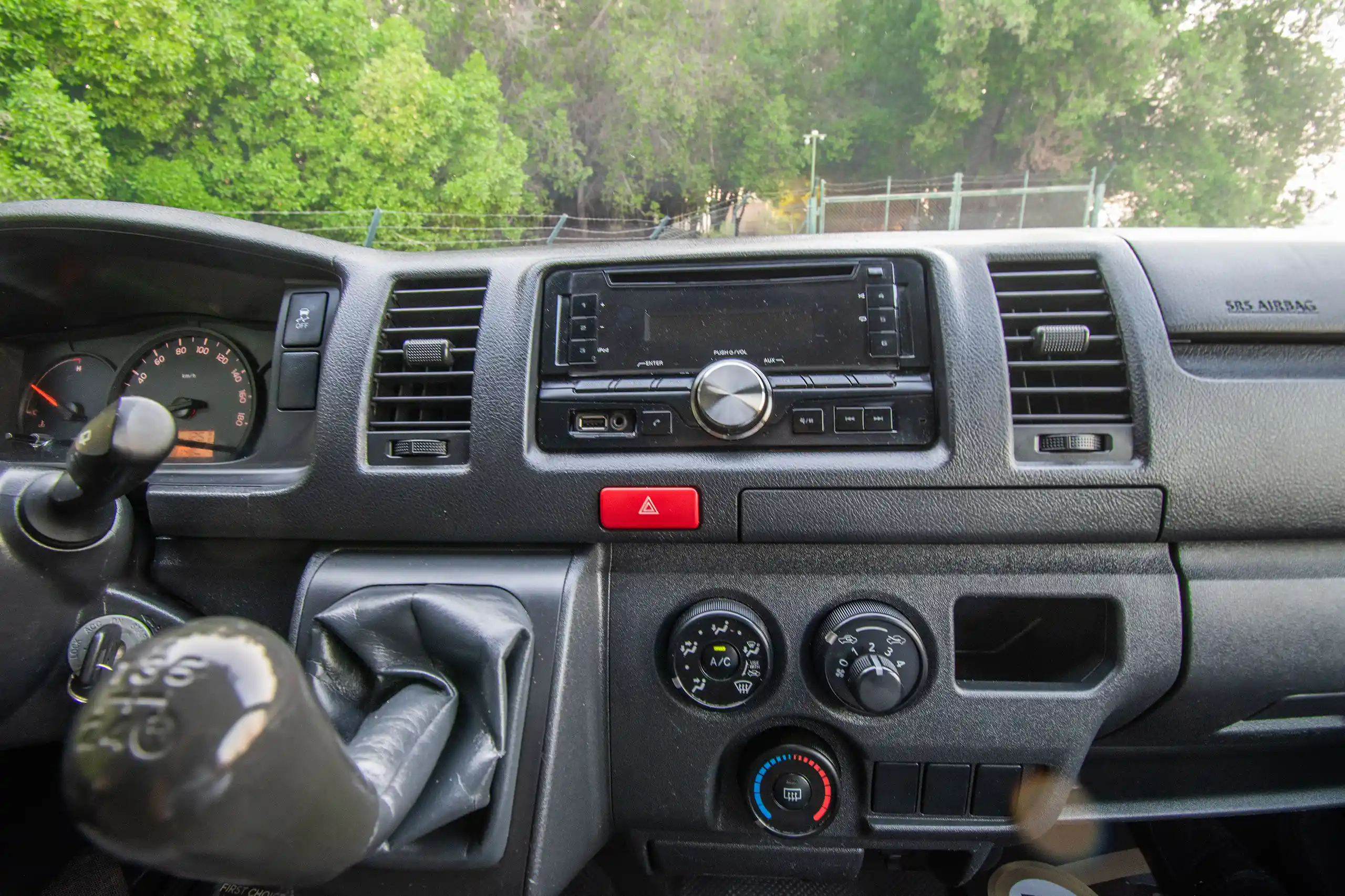 Used 2021 Toyota Hiace GL Standard Roof White – Infotainment / Touchscreen System at First Choice Cars Sharjah