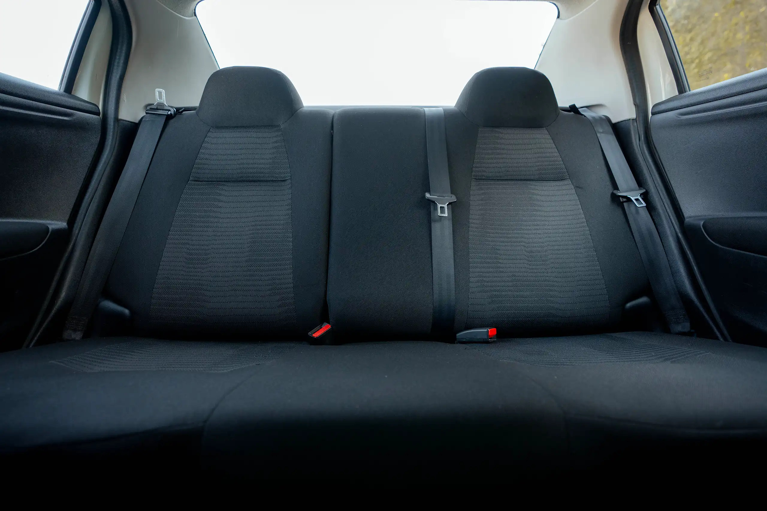 Used 2021 Peugeot 301 Allure in White – Rear Seat View for Sale at First Choice Cars Dubai Sharjah