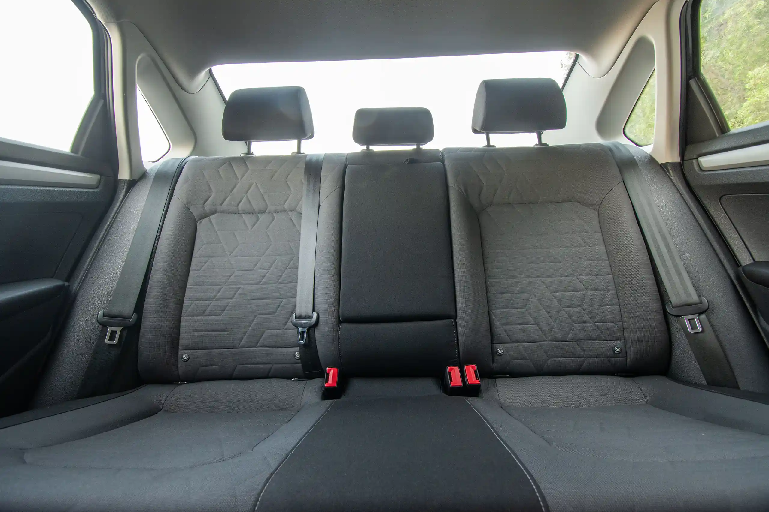 Used 2020 Volkswagen Passat Trendline in Black – Rear Seat View for Sale at First Choice Cars Dubai Sharjah