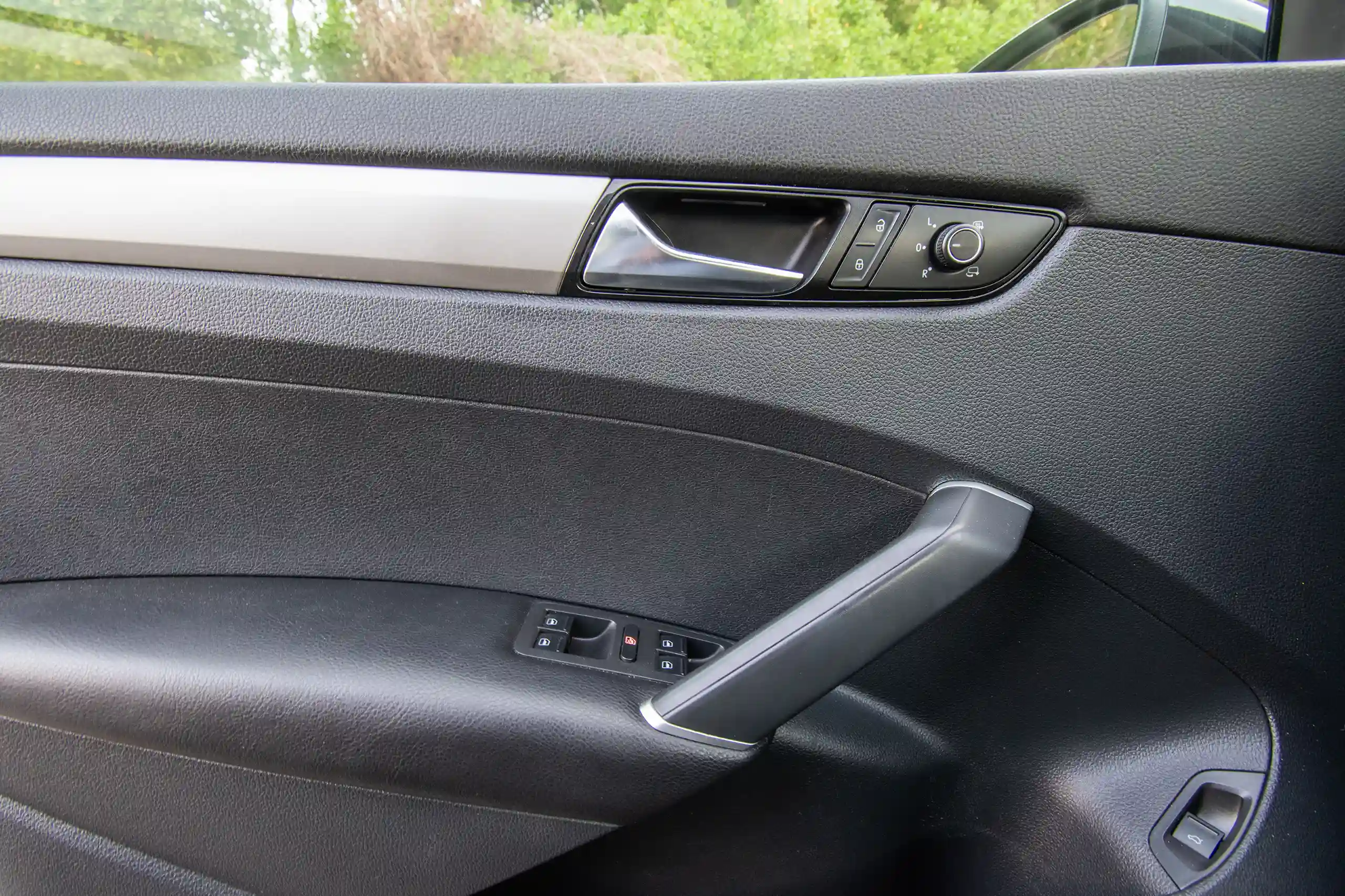 Used 2020 Volkswagen Passat Trendline in Black – Driver Door Panel Full View for Sale at First Choice Cars Dubai Sharjah