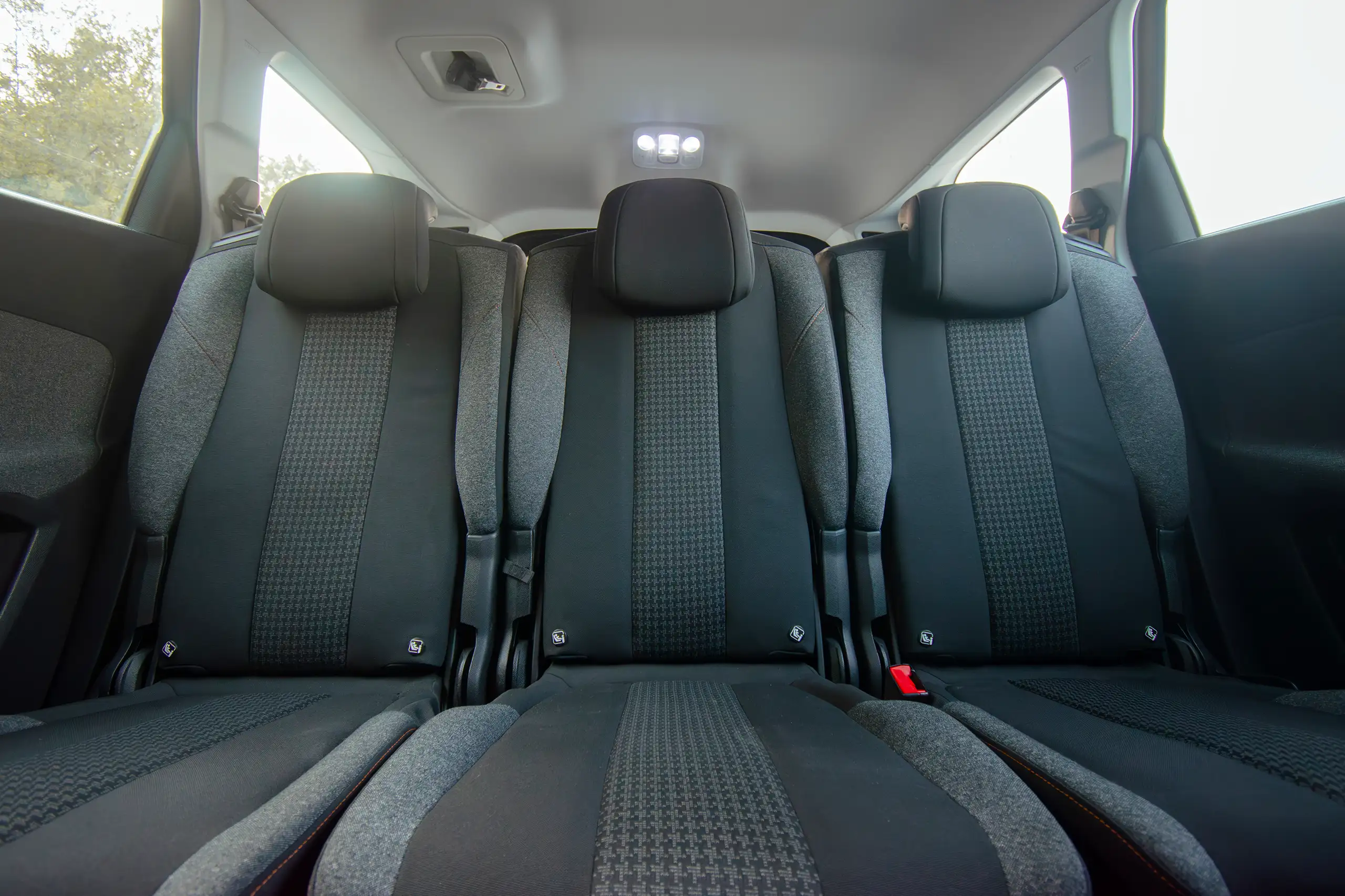 Used 2019 Peugeot 5008 Active Gold – Rear Seat View at First Choice Cars Sharjah