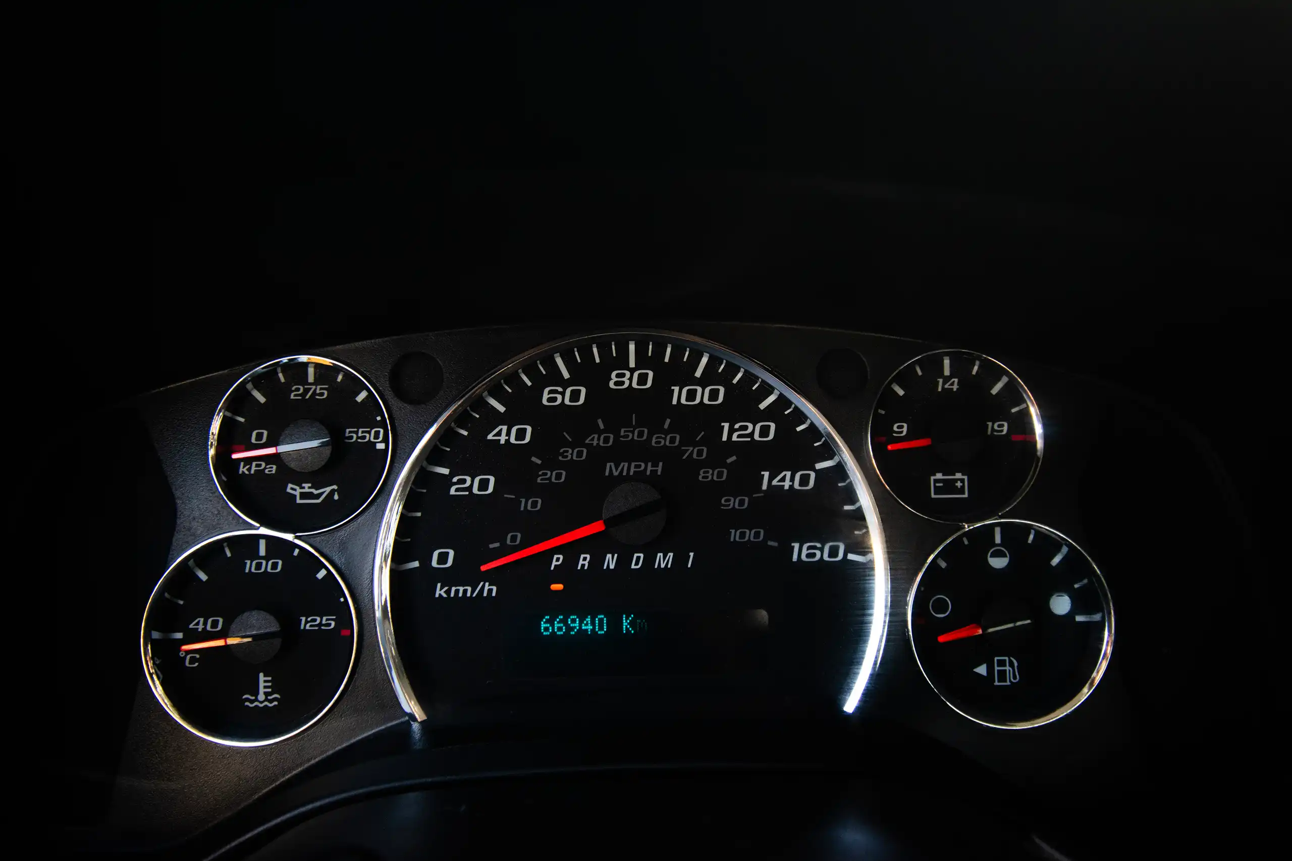 Used 2019 GMC Savana 3500 White – Odometer / Mileage Reading View at First Choice Cars Sharjah