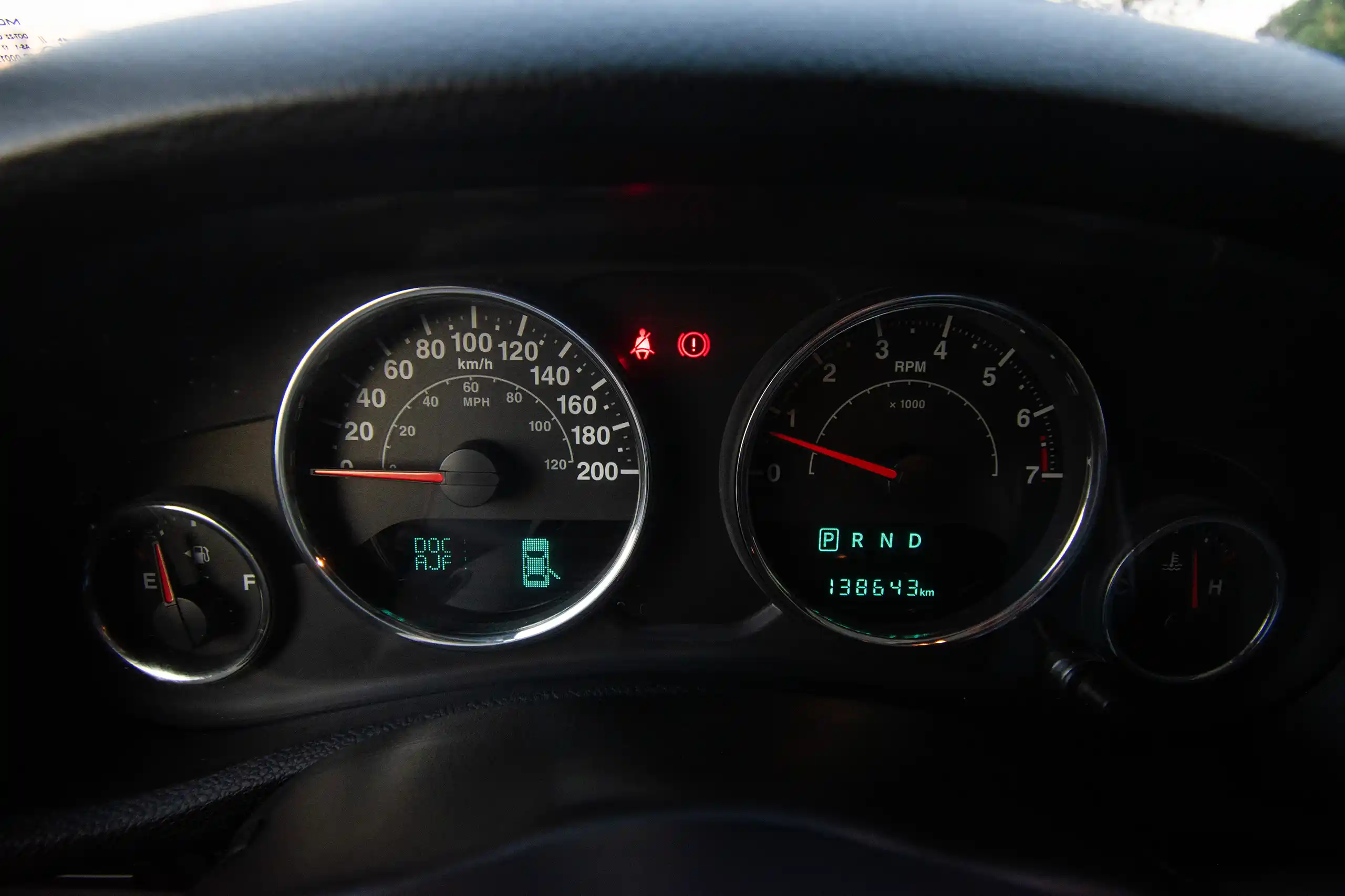 Used 2018 Jeep Wrangler Unlimited Willys Wheeler in Silver – Odometer / Mileage Reading View for Sale at First Choice Cars Dubai Sharjah