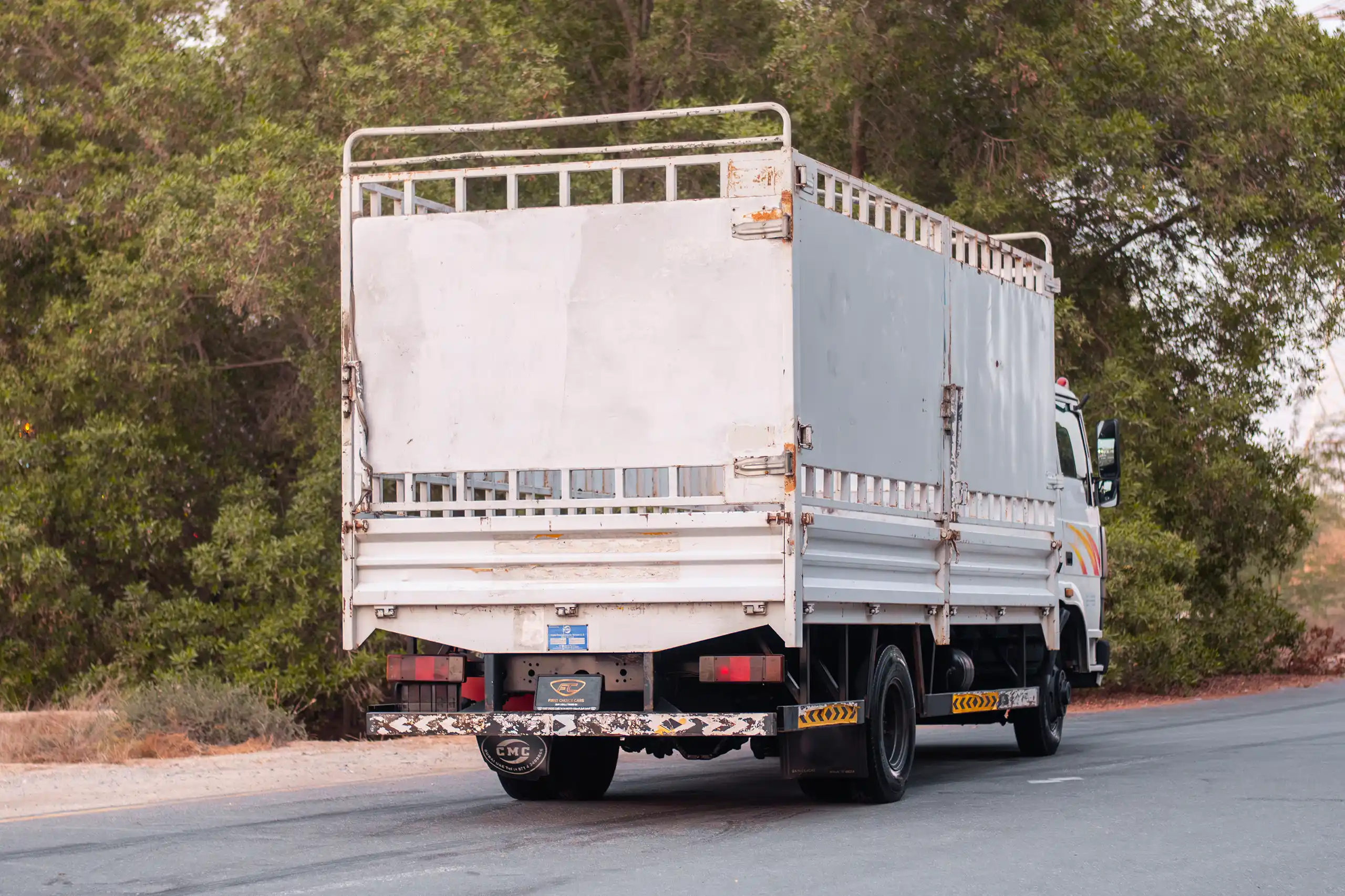 Used 2016 TATA LPT 613 Truck White – Right Back Diagonal (45°) View at First Choice Cars Sharjah
