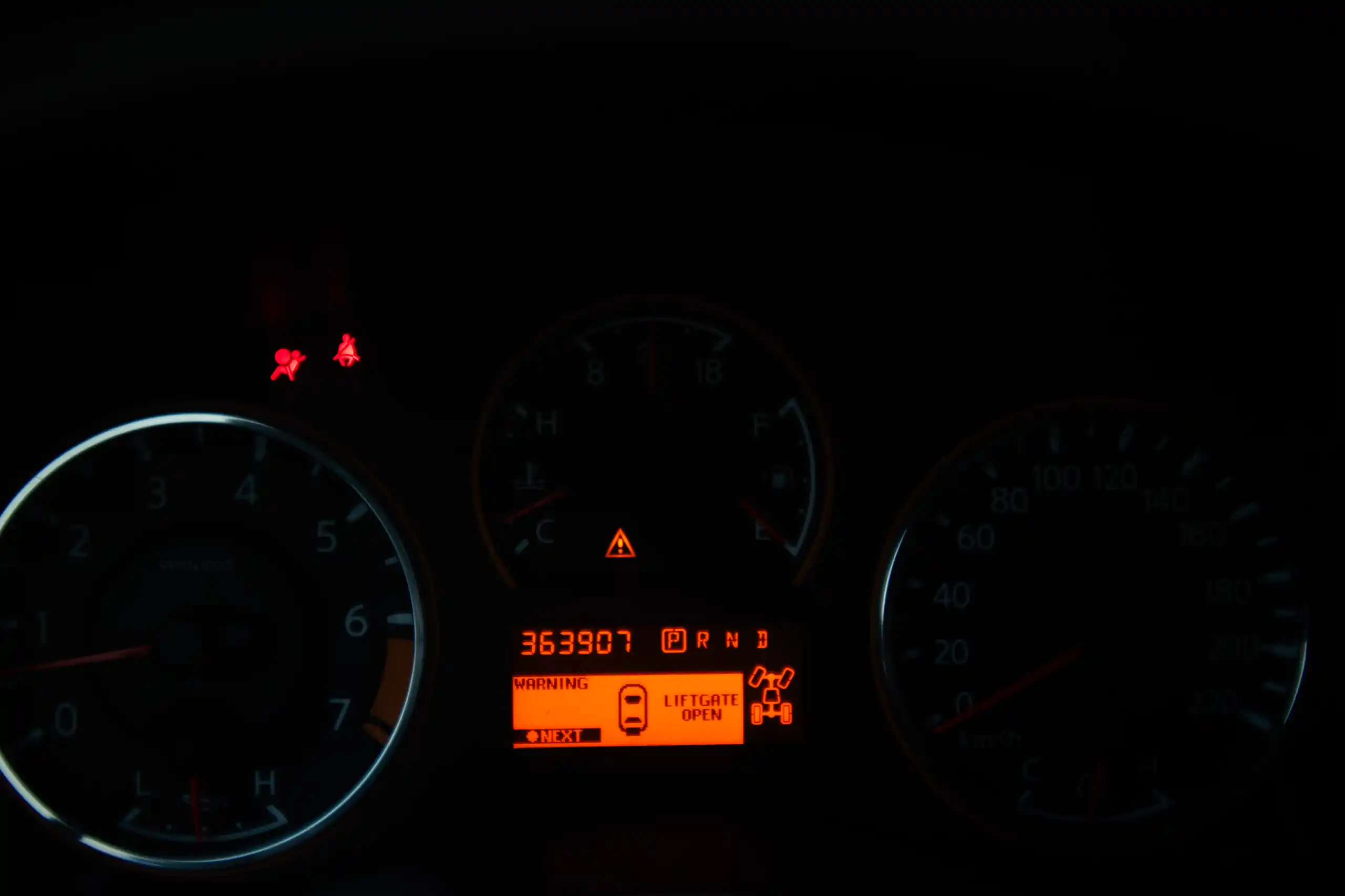 Used 2010 Nissan Armada LE Grey – Odometer / Mileage Reading View at First Choice Cars Sharjah