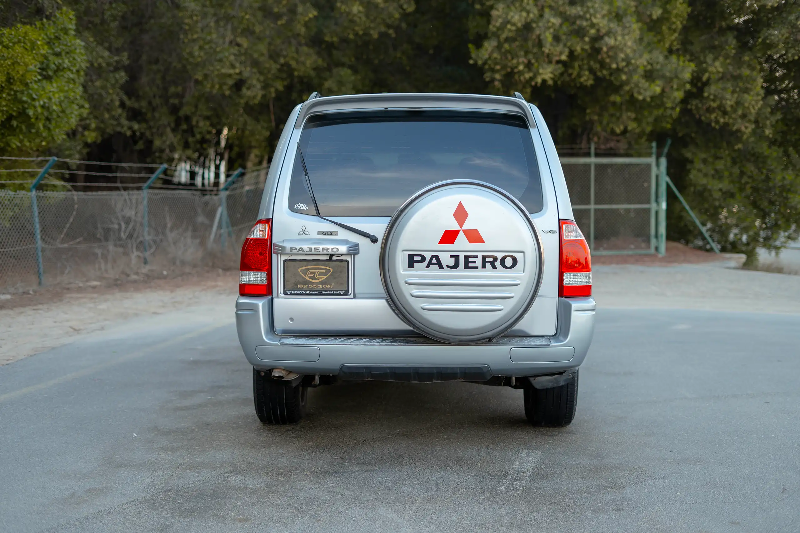 Used 2005 Mitsubishi Pajero GLS Midline in Silver – Back/Rear View