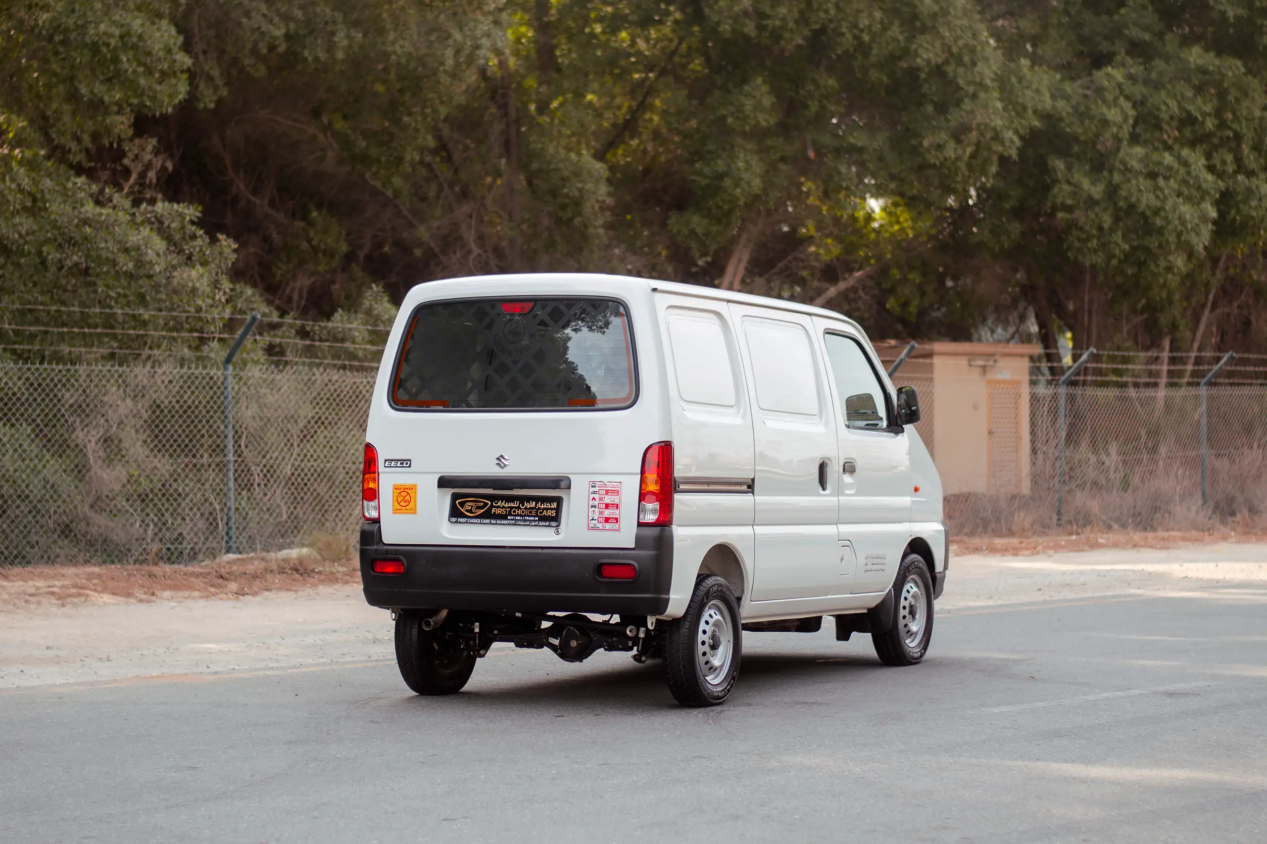 Used 2023 Suzuki Eeco Cargo White – Right Back Diagonal (45°) View at First Choice Cars Sharjah