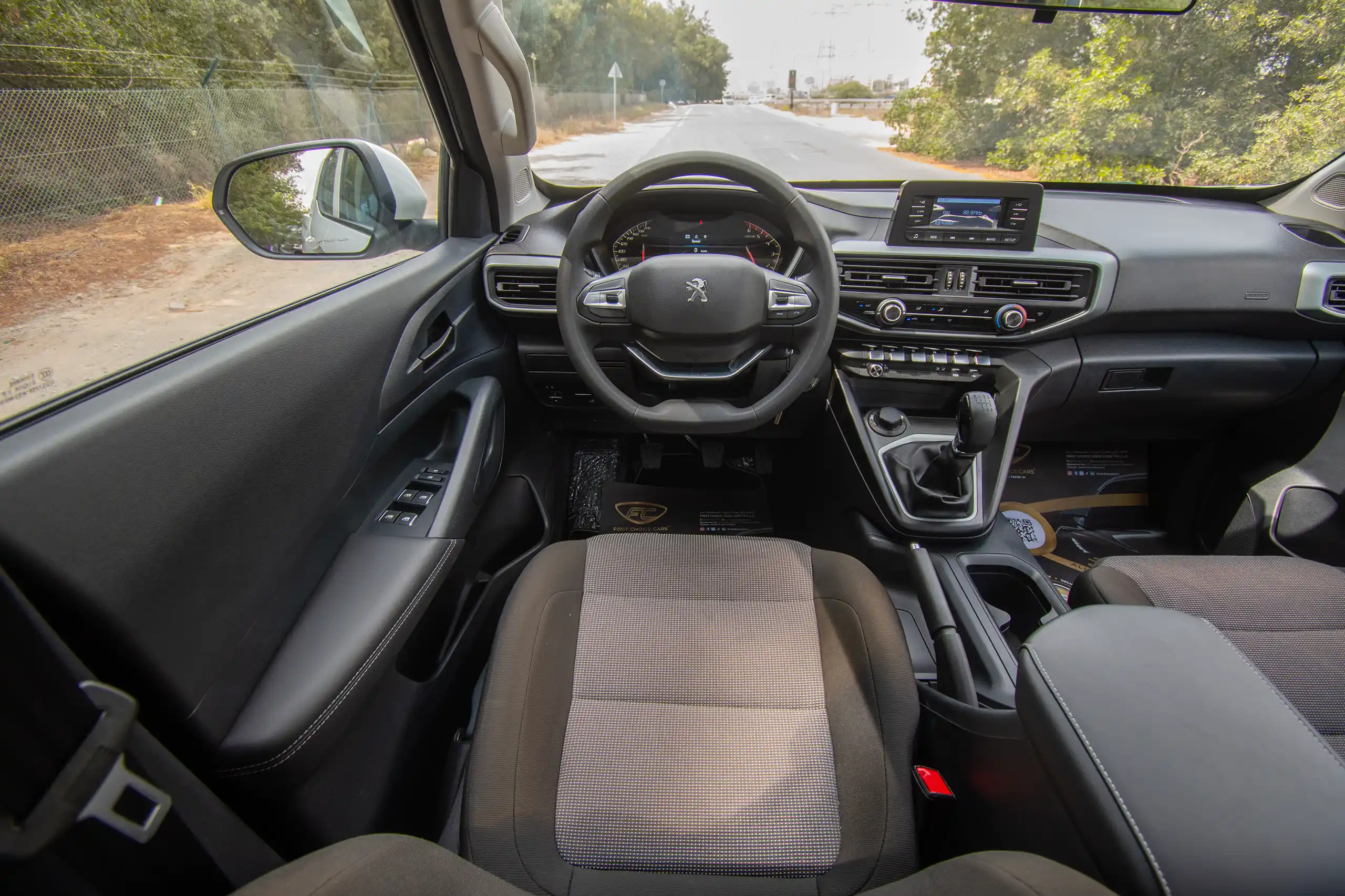 Used 2023 Peugeot Landtrek Double Cabin White – Steering Wheel & Instrument Cluster at First Choice Cars Sharjah