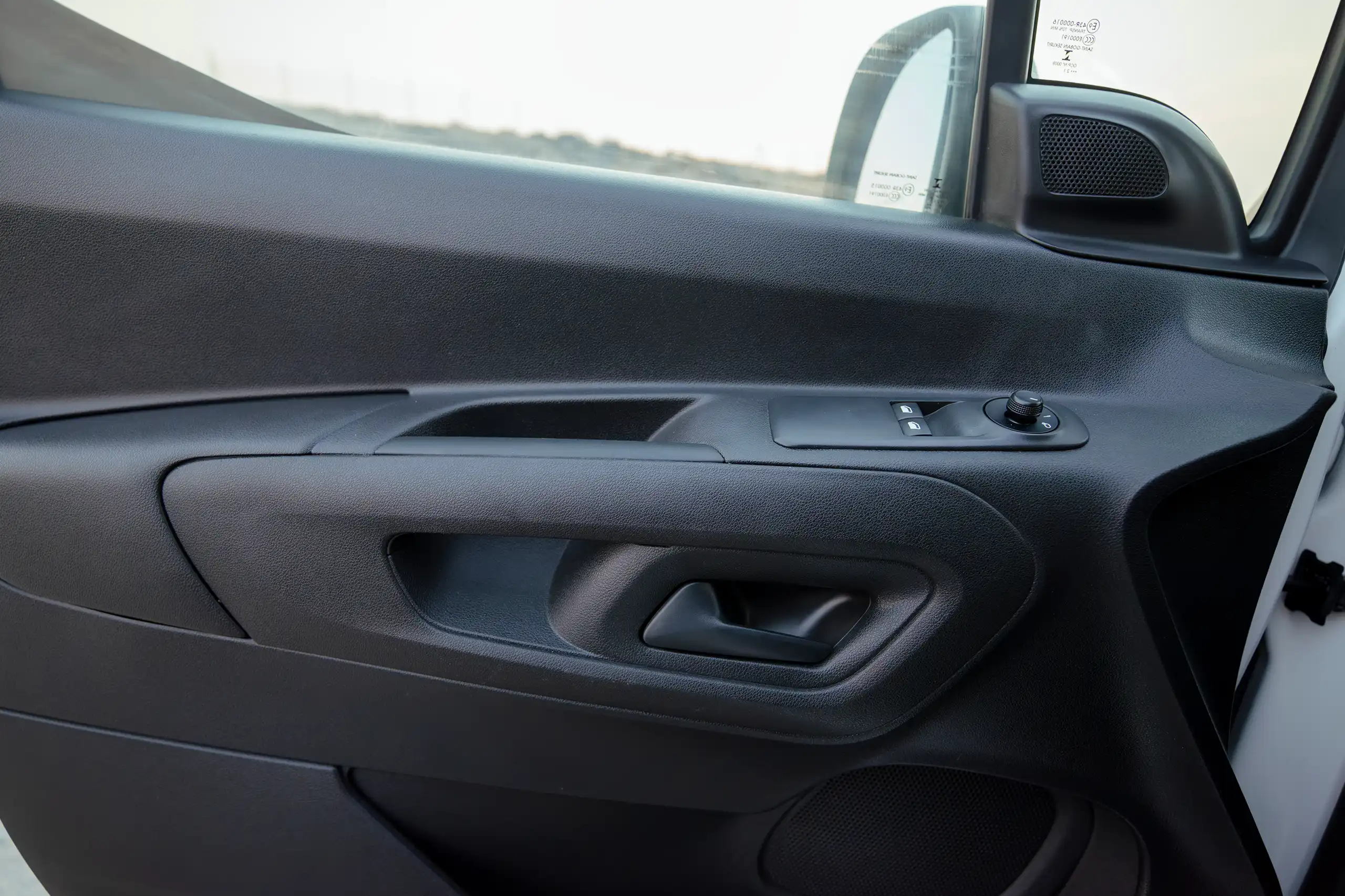 Used 2022 Peugeot Rifter Long White – Driver Door Panel Full View at First Choice Cars Sharjah