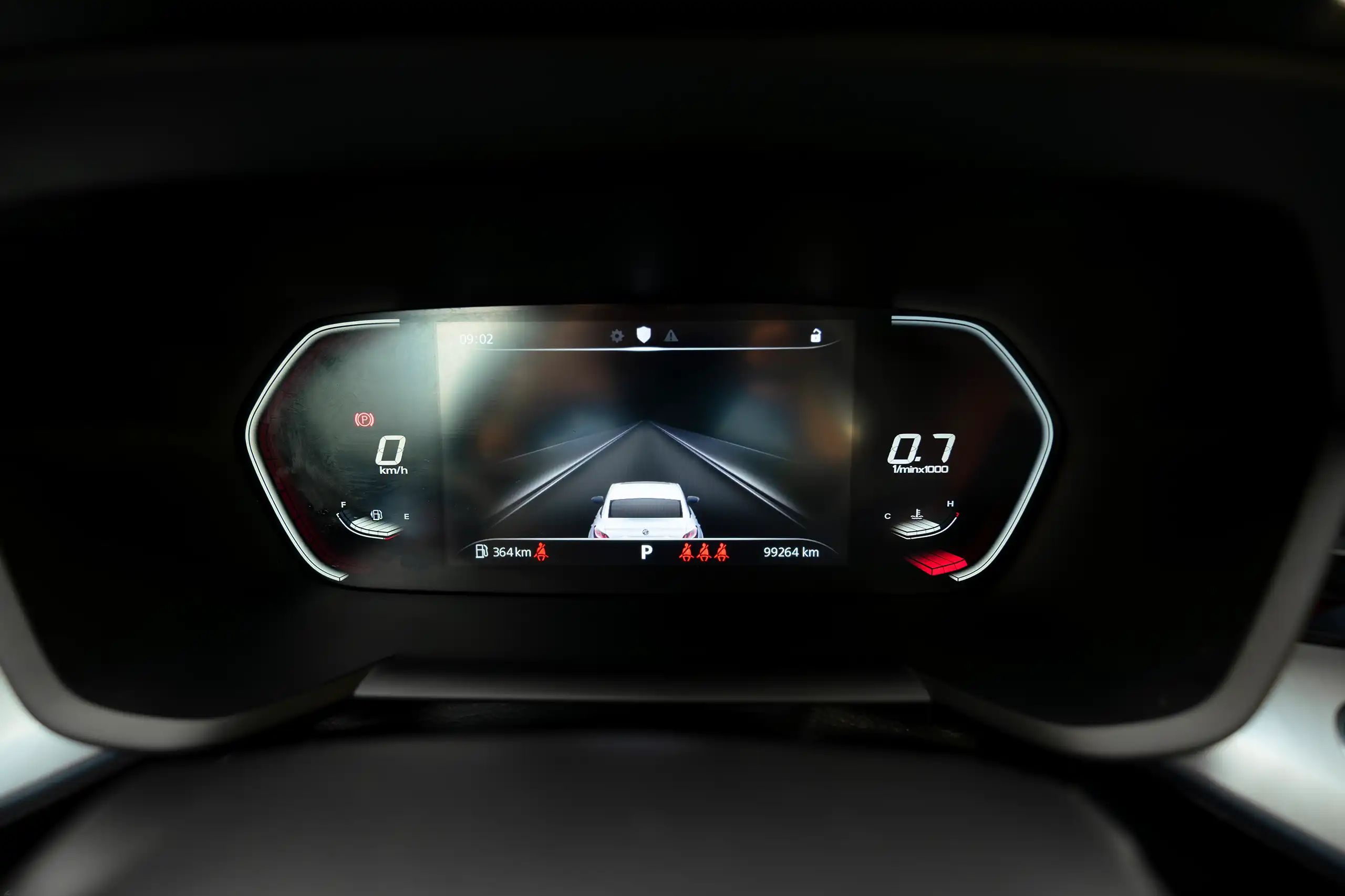 Used 2022 MG GT Luxury Grey – Odometer / Mileage Reading View at First Choice Cars Sharjah