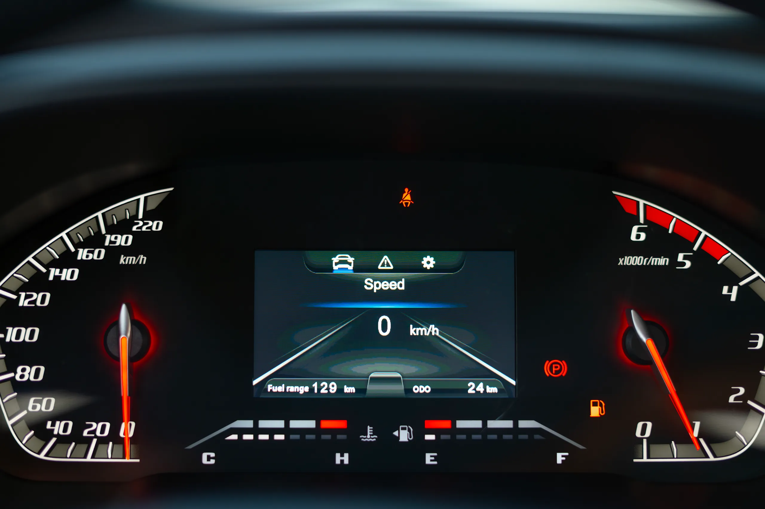 Used 2023 Peugeot Landtrek Double Cabin Silver – Odometer / Mileage Reading View at First Choice Cars Sharjah