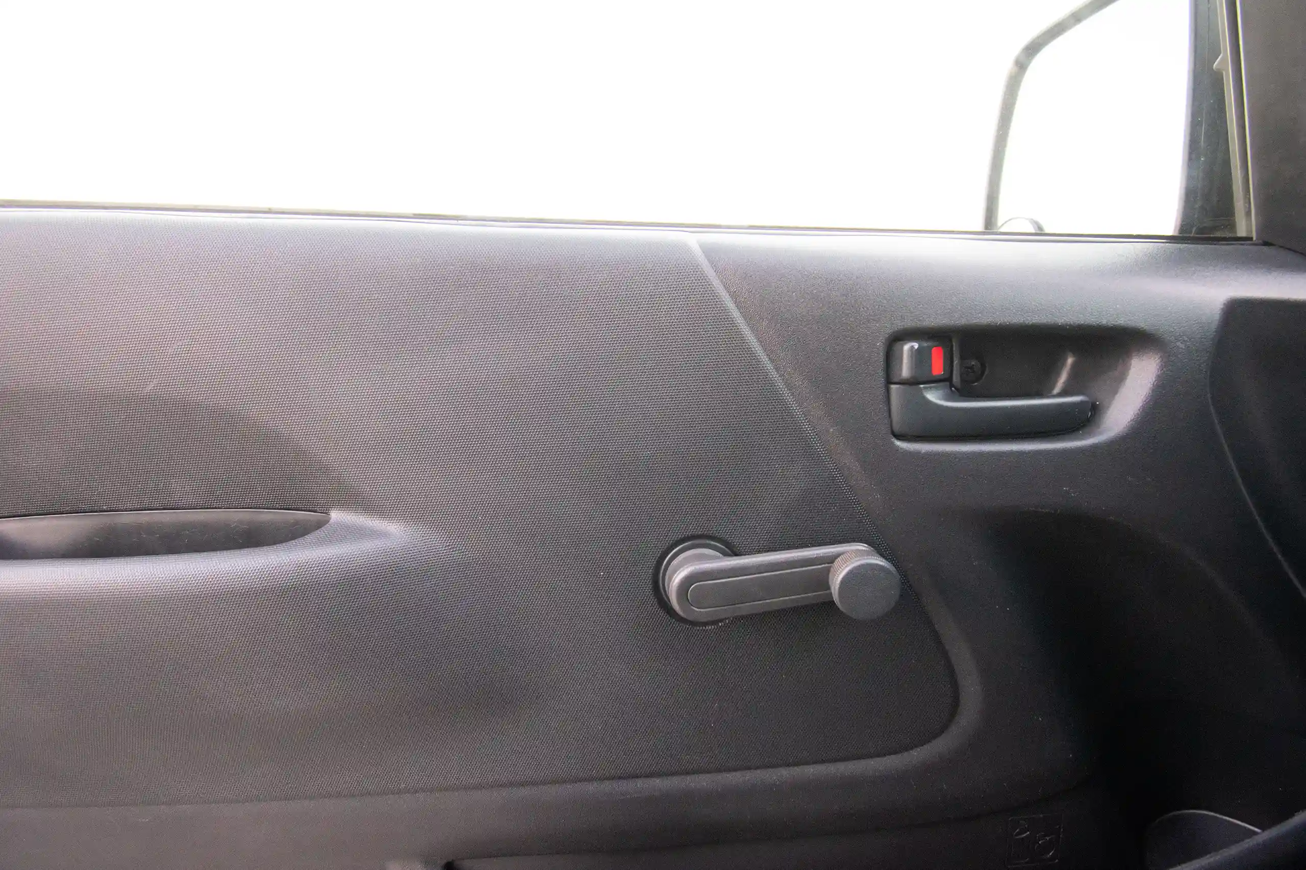 Used 2022 Toyota Hiace GL Standard Roof White – Driver Door Panel Full View at First Choice Cars Sharjah