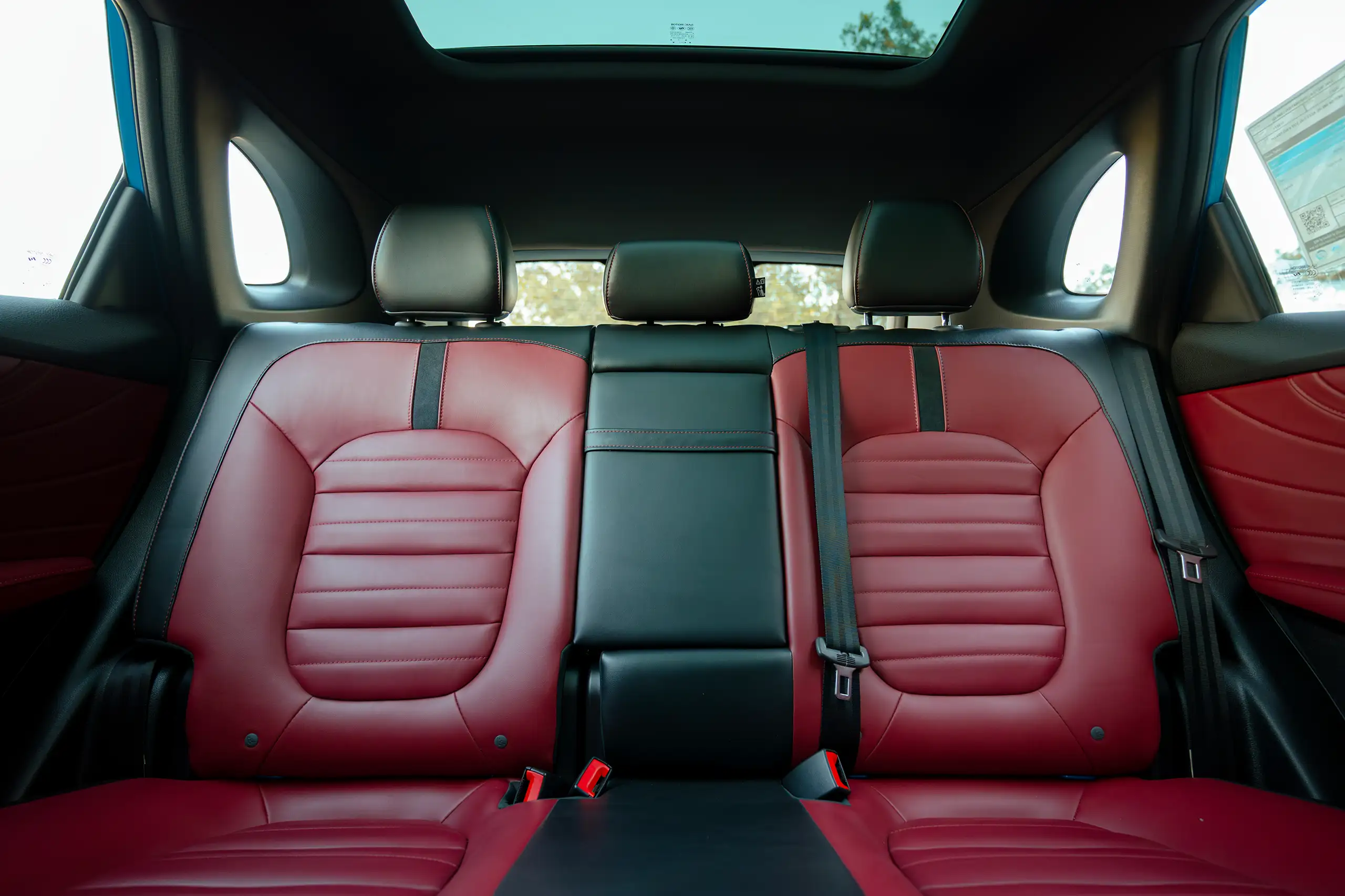 Used 2021 MG HS Luxury Blue – Rear Seat View at First Choice Cars Sharjah