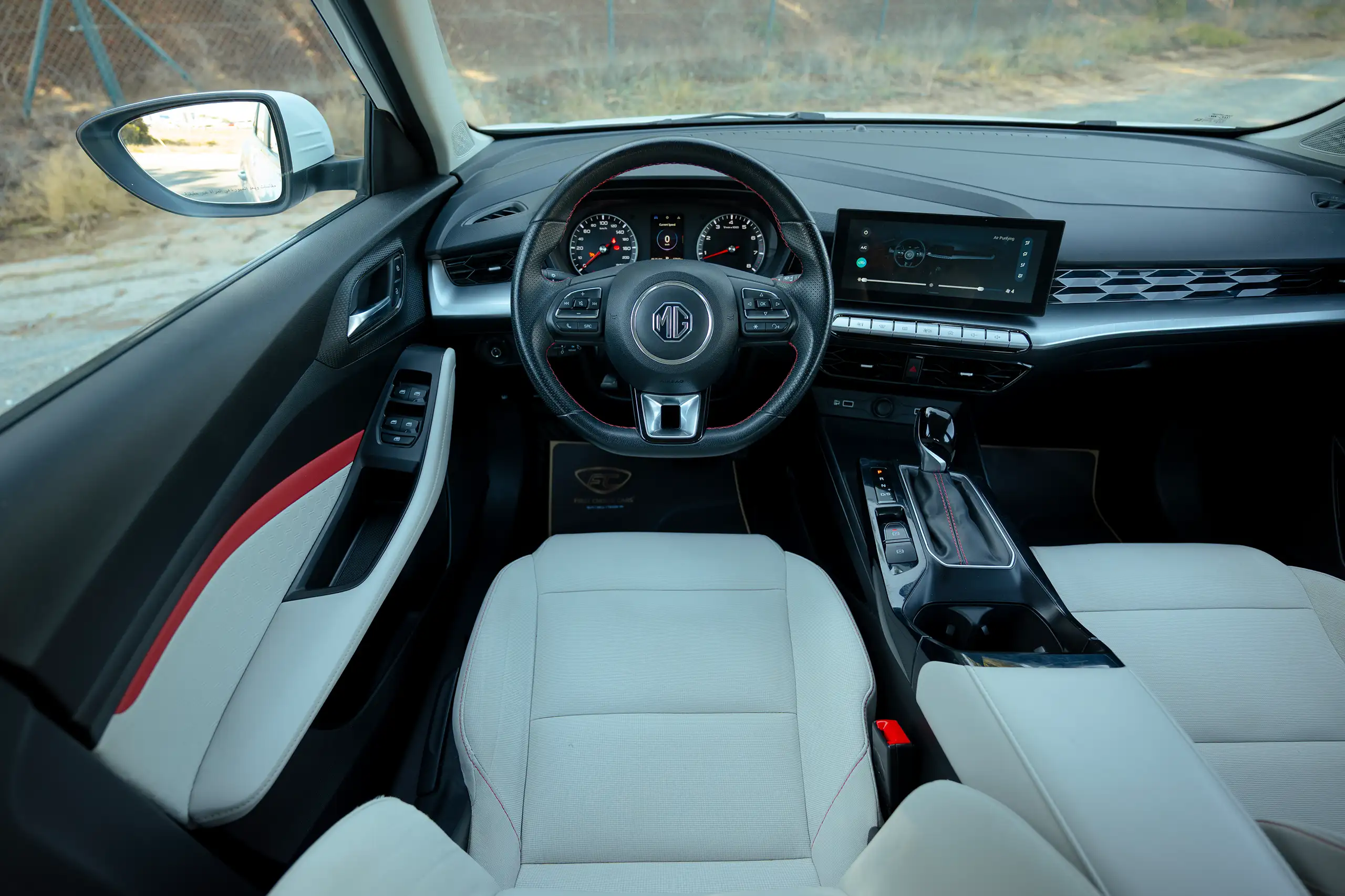 Used 2022 MG GT Comfort White – Steering Wheel & Instrument Cluster at First Choice Cars Sharjah