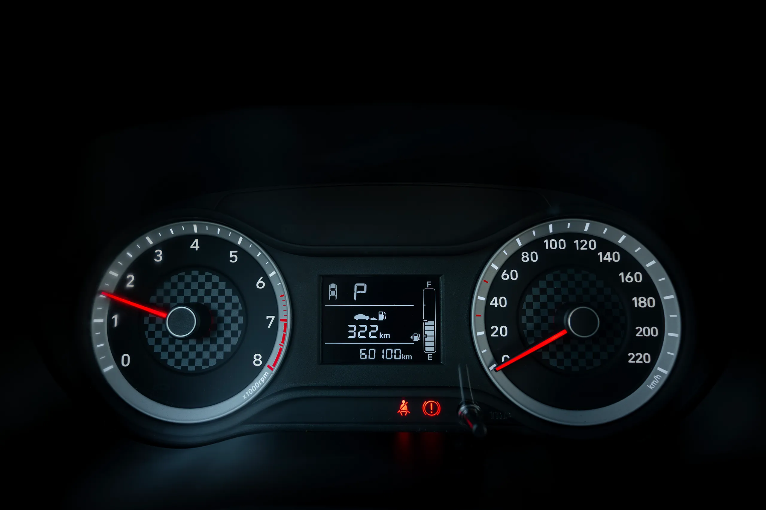 Used 2023 Hyundai Grand i10 Smart White – Odometer / Mileage Reading View at First Choice Cars Sharjah