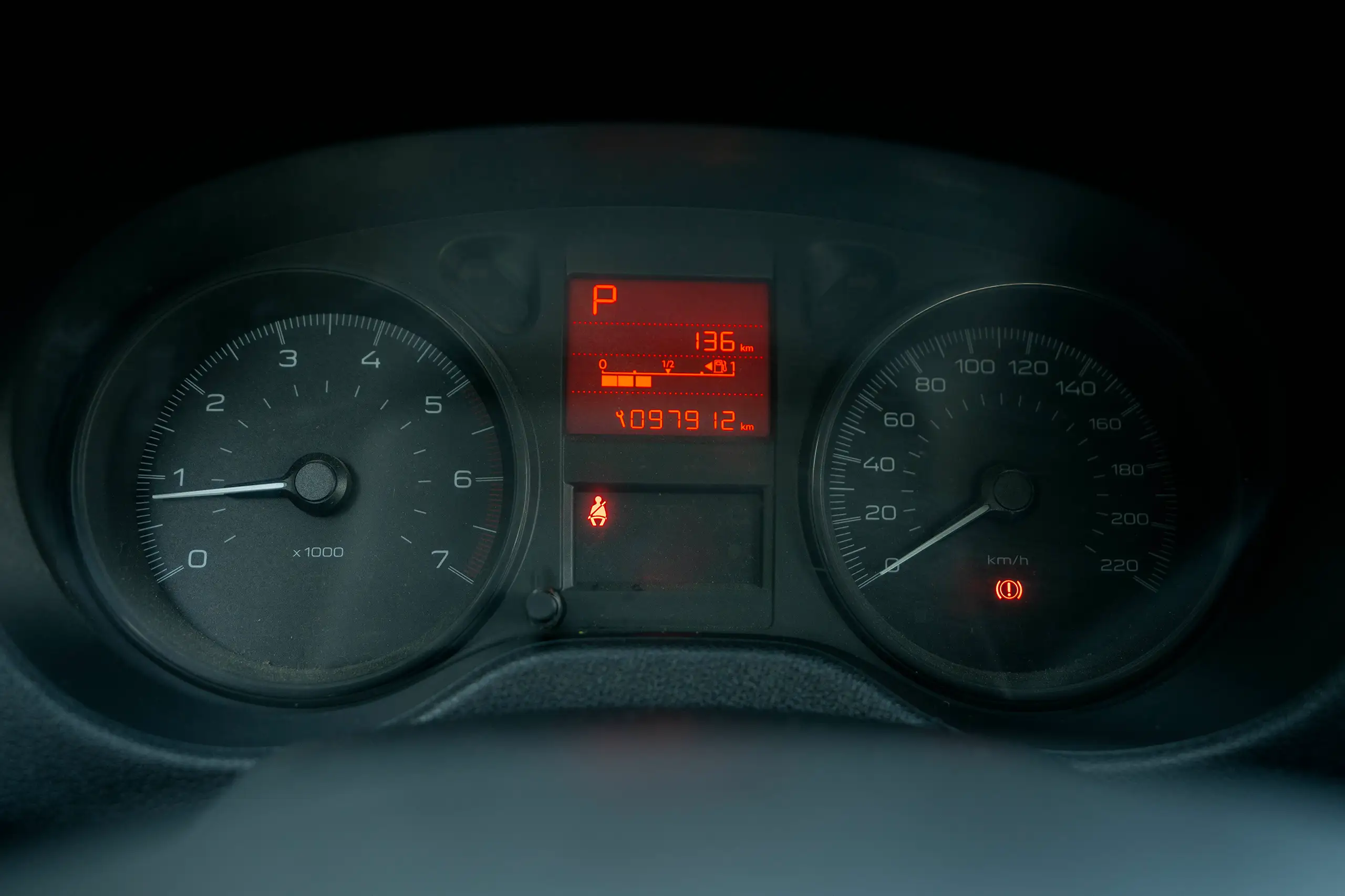 Used 2021 Peugeot 301 Allure White – Odometer / Mileage Reading View at First Choice Cars Sharjah