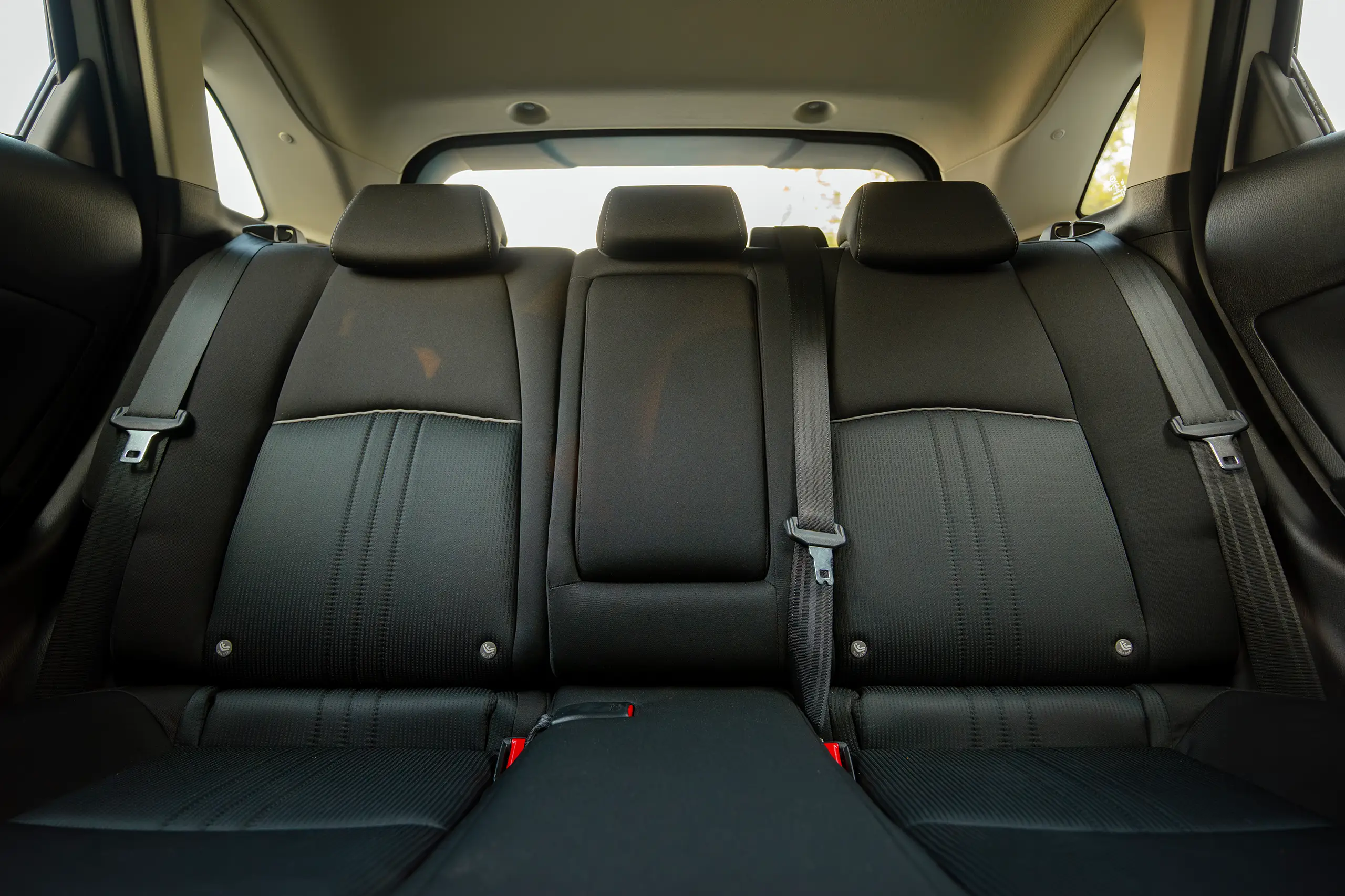 Used 2021 Mazda CX-3 GS Silver – Rear Seat View at First Choice Cars Sharjah